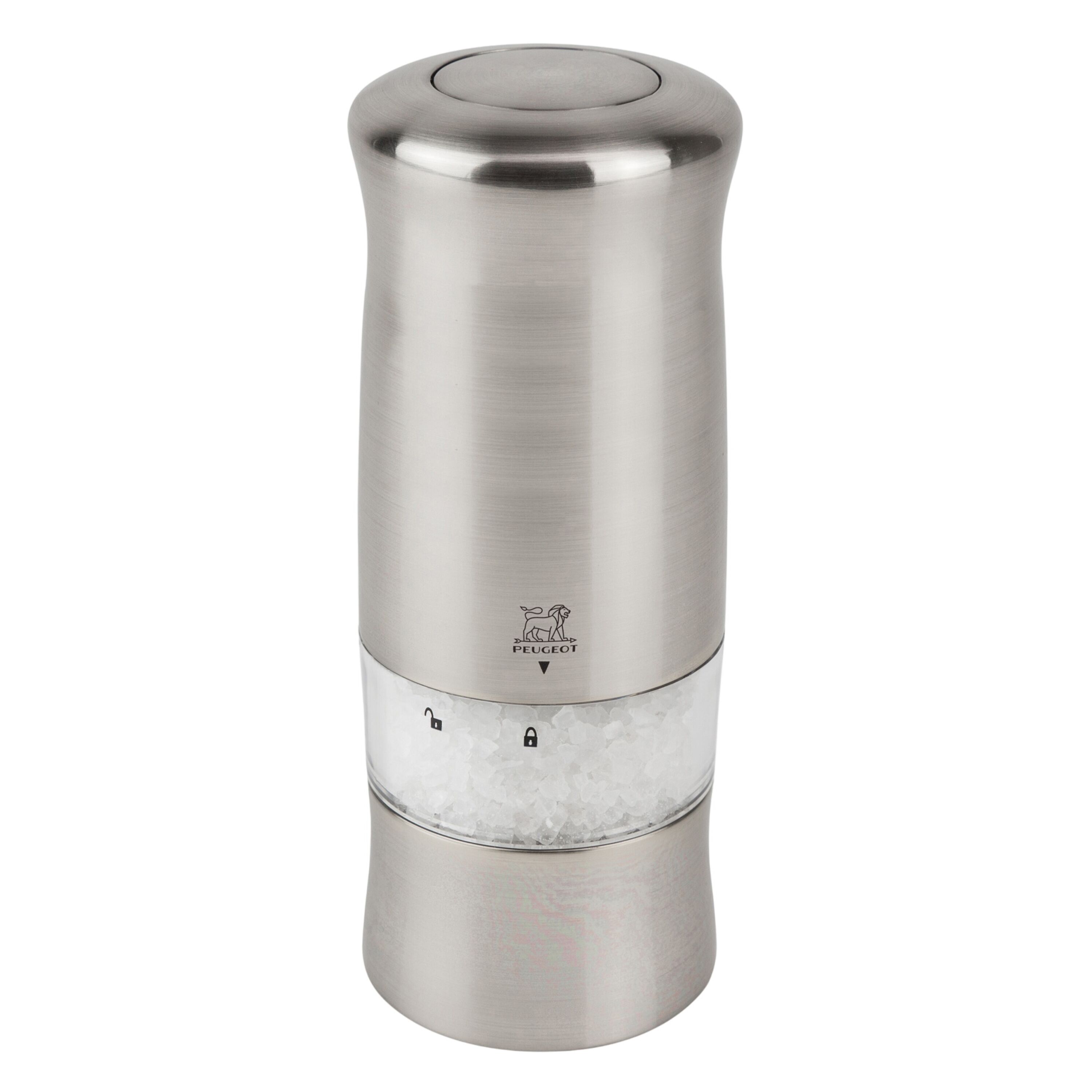 (6 pièces) PEUGEOT | ZELI - Moulin à sel - électrique - Plastique - Hauteur : 140 mm