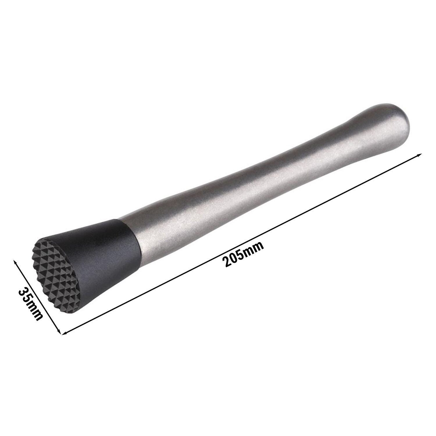 (6 pcs) Pilon à cocktail - acier inoxydable - Longueur: 205mm