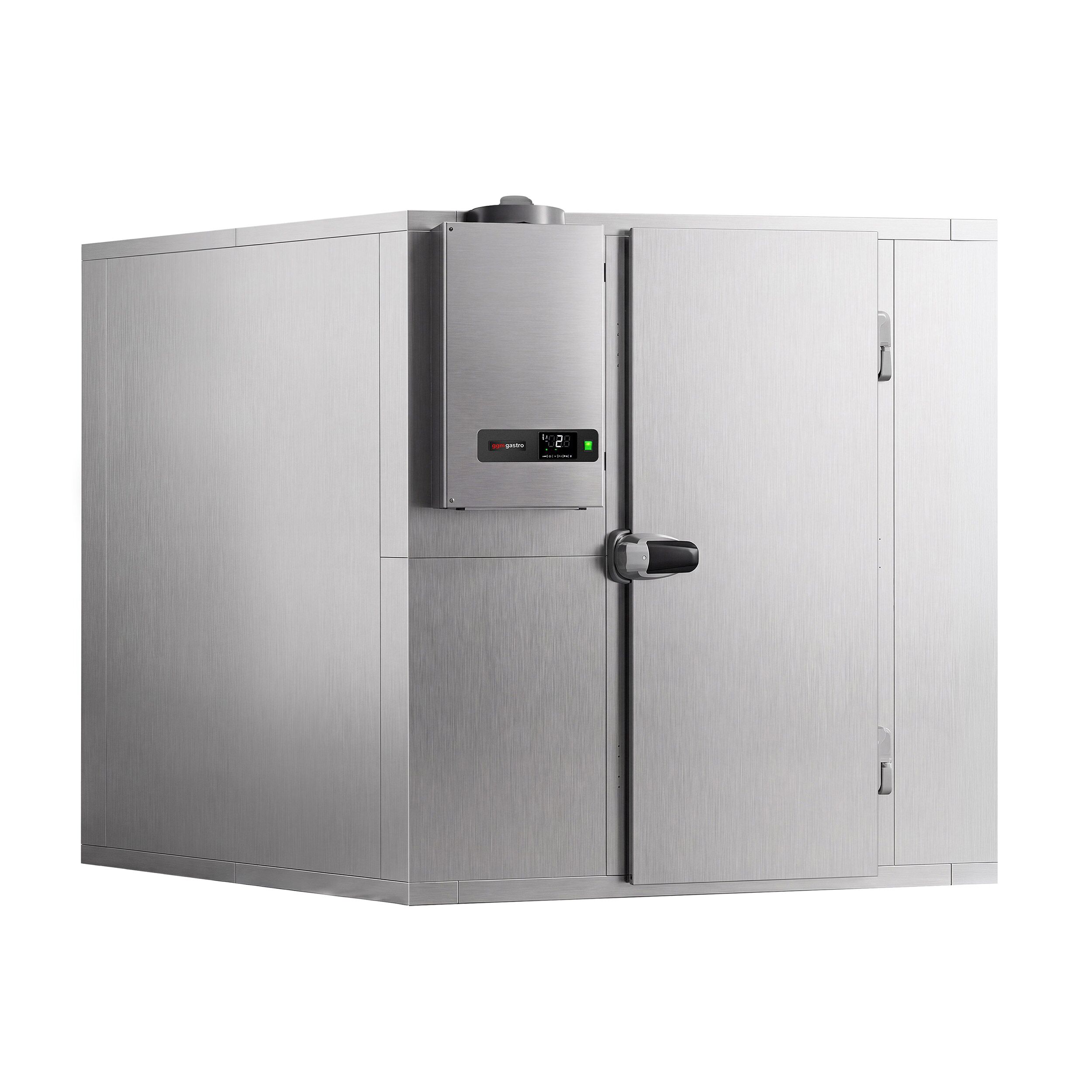 RVS koelcel - 1800x2100mm - 5,88m³ - incl. koelmotor