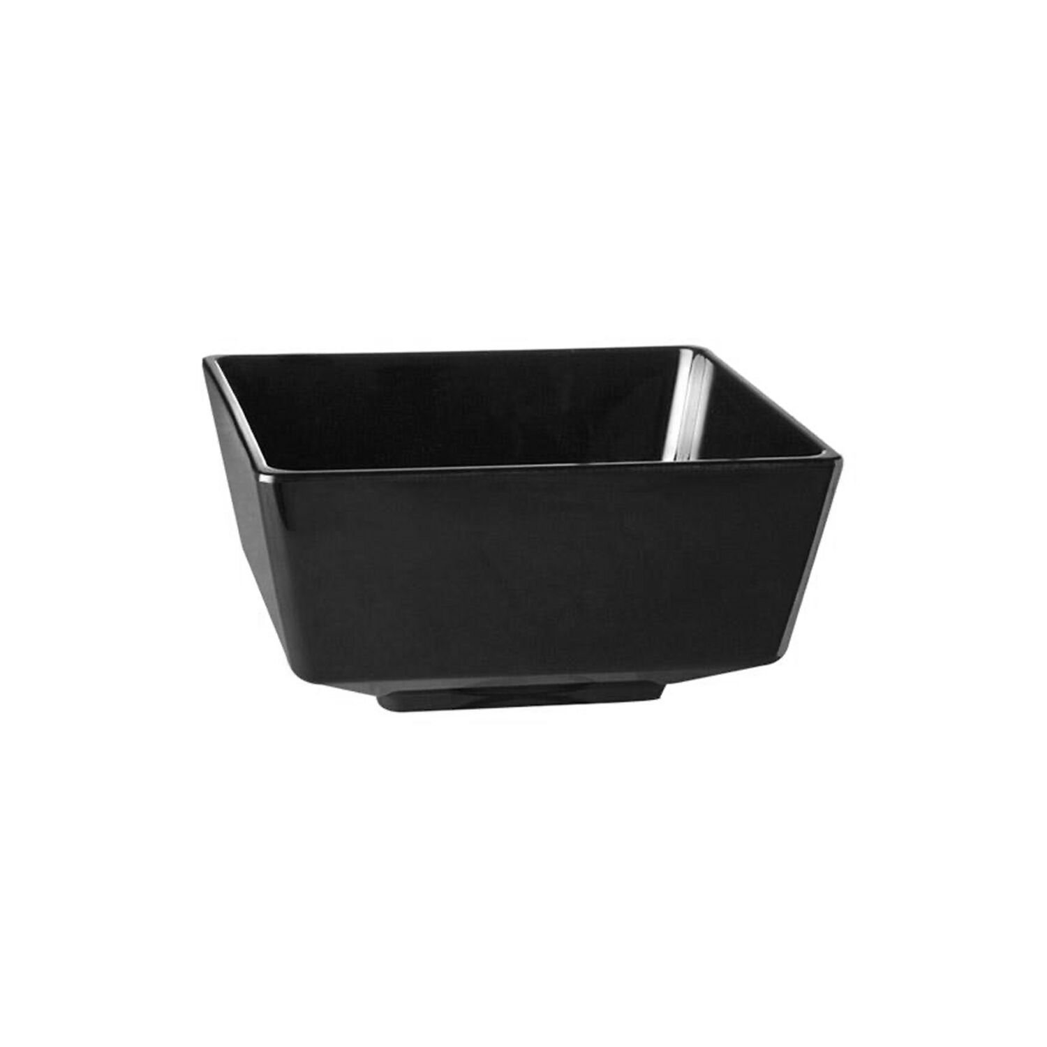 (36 pièces) Coupelles à sauce - FLOAT - Melamine - 30 ml - carré - Noir