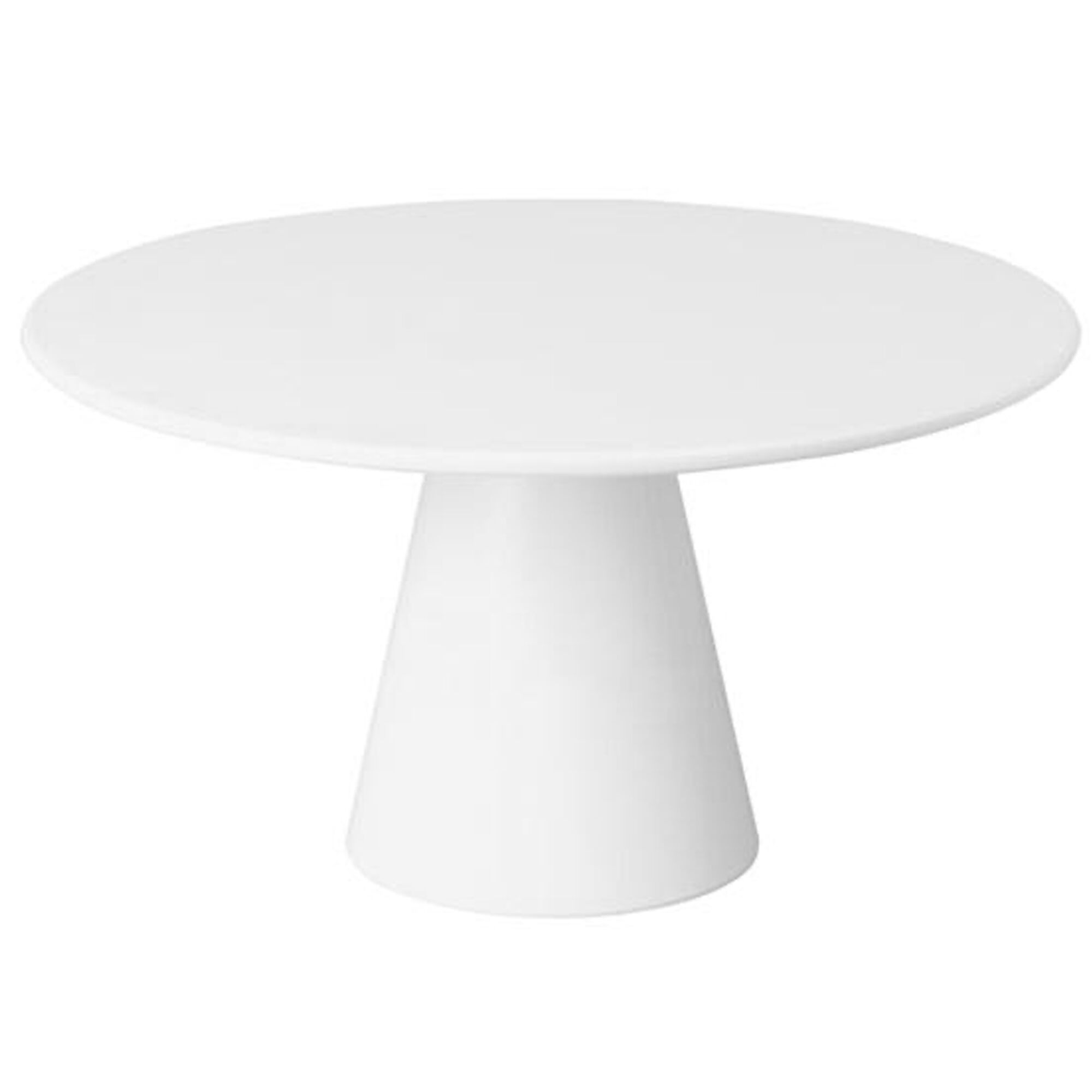 Plateau de présentation CASUAL - Mélamine - Ø310mm - Blanc - rond - Hauteur: 160mm