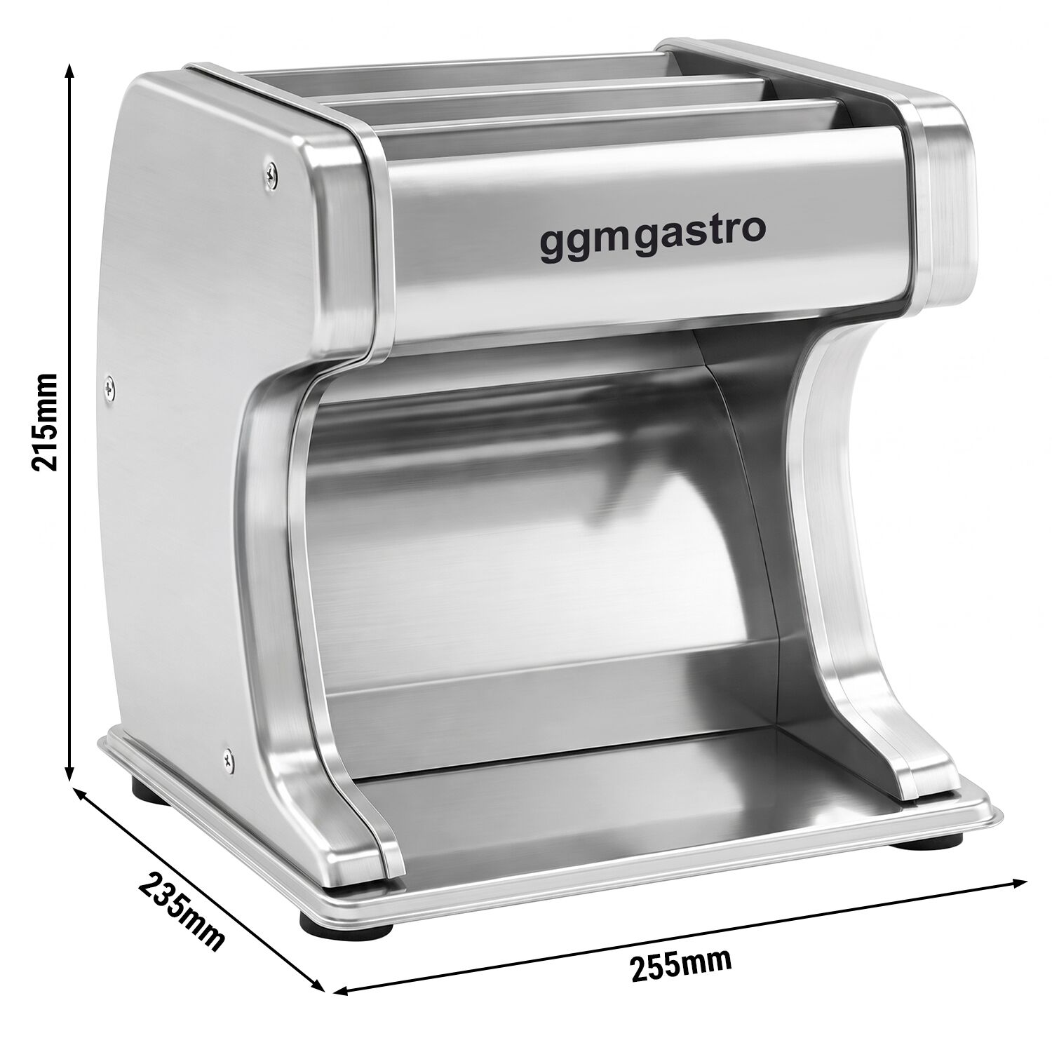 Commercial Electric Pasta Machine – Stainless Steel – 7-Level Dough Thickness Adjustment