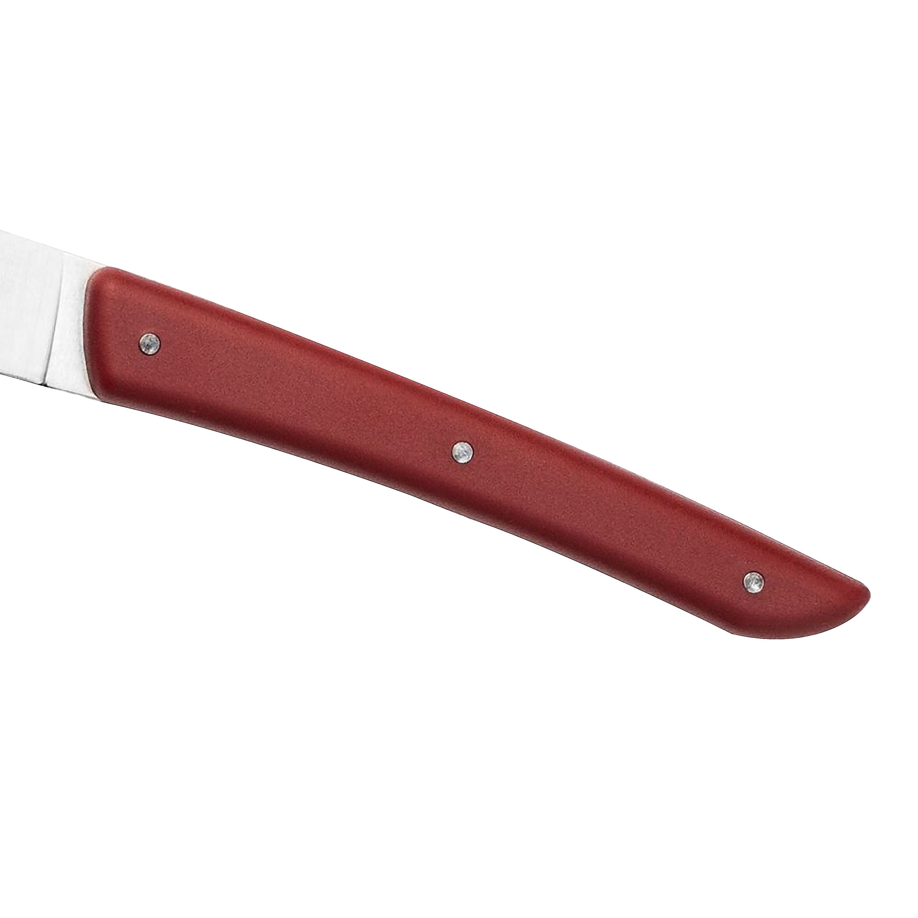 (4 pièces) BERKEL | Couteaux à steak - Rouge - Lame : 110 mm        