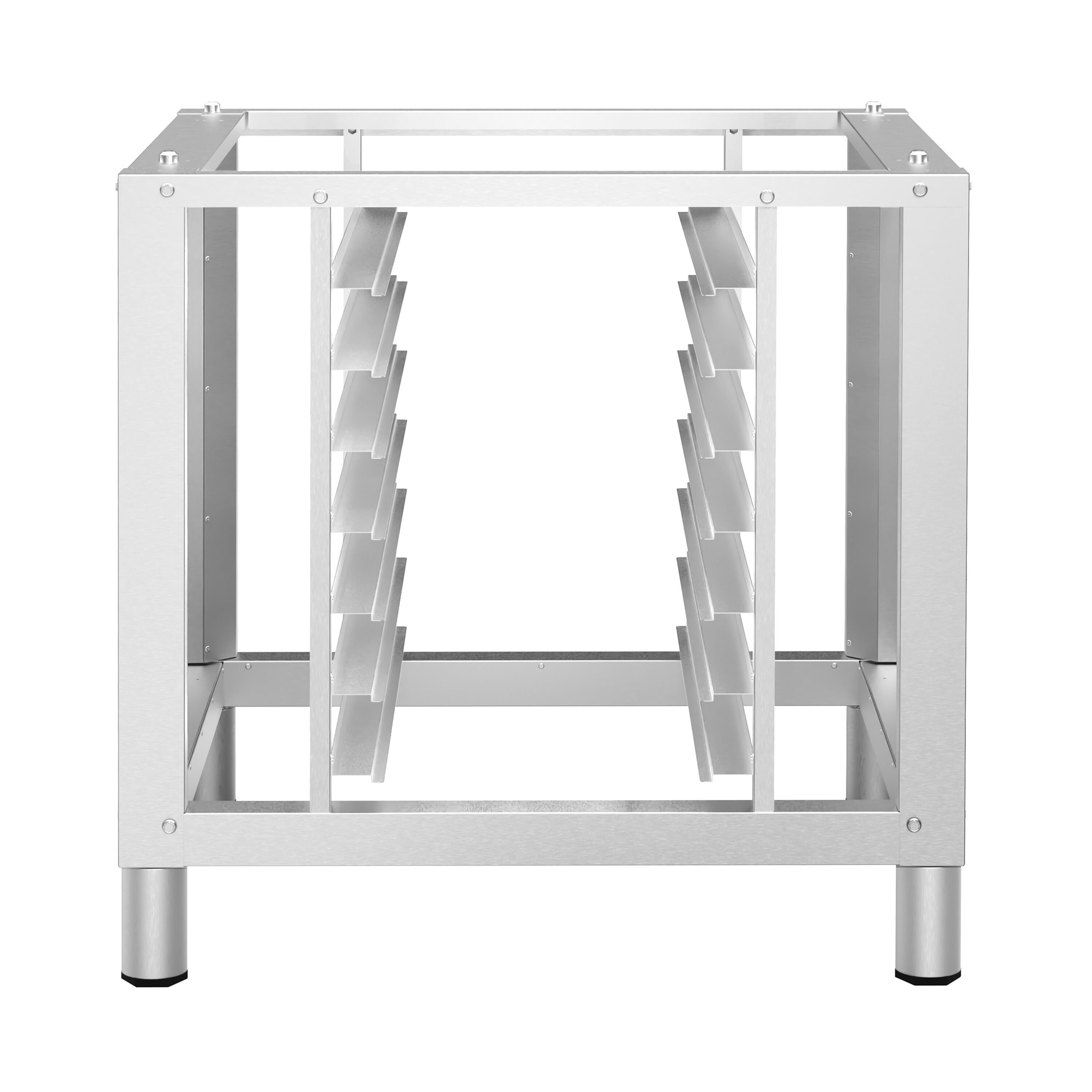 Stand - for Commercial Combi Oven - 820x740x800mm - with 7x GN 1/1 Tray Racks - Stainless Steel - compatible with KDDV10, KDDV6, KDDV4, KDMV10, KDMV6 & KDMV4