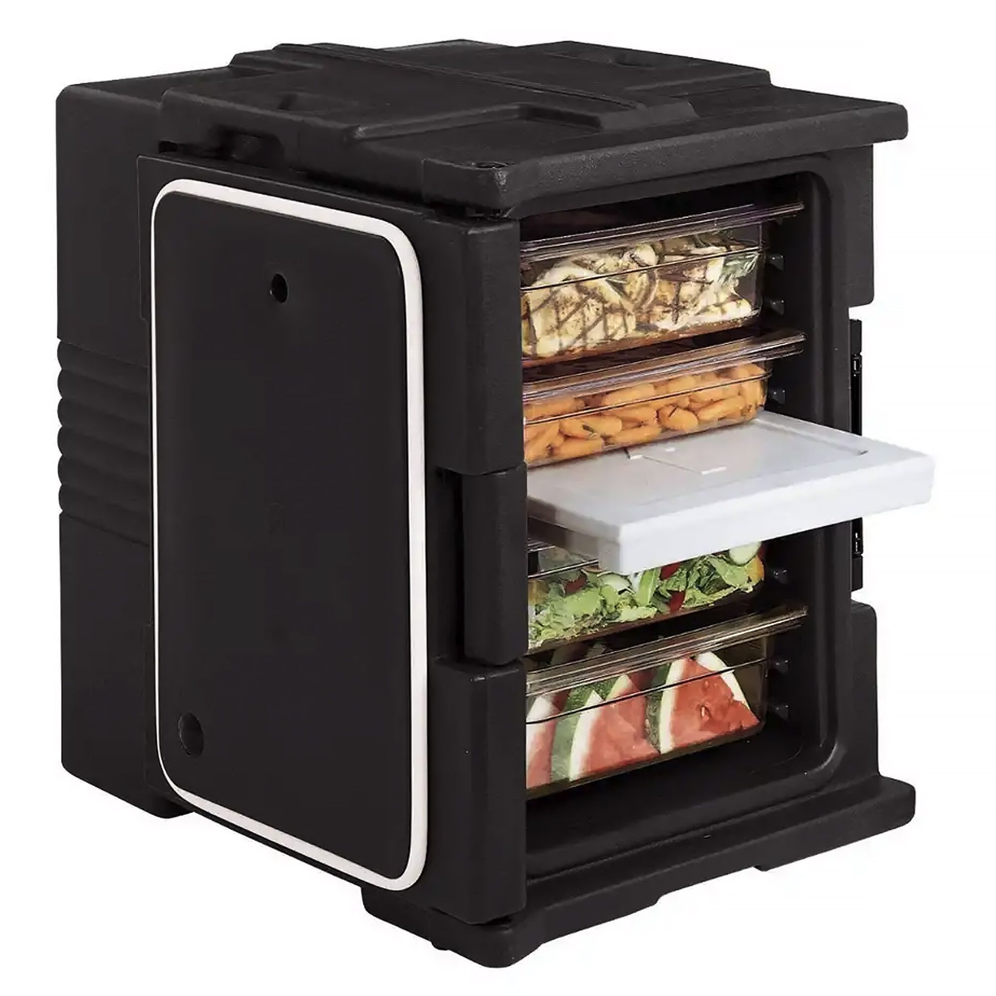 CAMBRO | ULTRA PAN CARRIER® - Conteneur thermique 57 litres - pour 4 bacs GN 1/1 - Noir