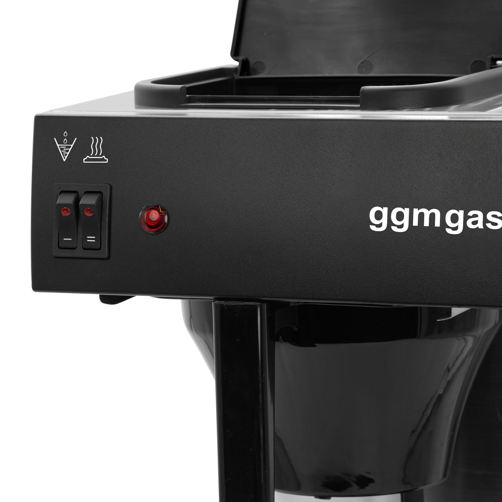 Machine à café filtre - 2x 2 litres - avec 2 plaques chauffantes - incl. 2 carafes isothermes