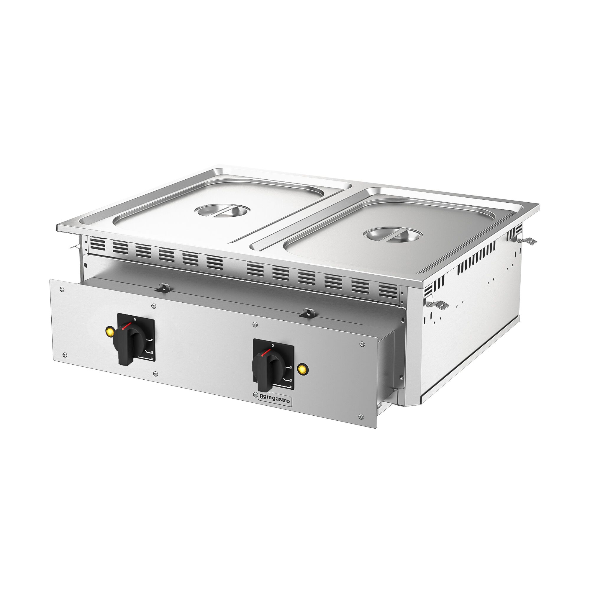 Bain-marie électrique encastrable - 3 kW - 2x GN 1/1