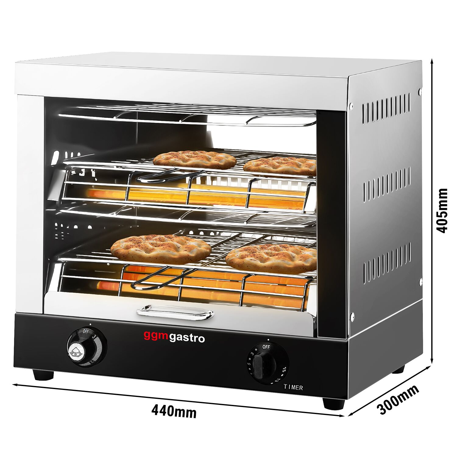 Four à pita électrique / salamandre – 3,6 kW – 230 volts
