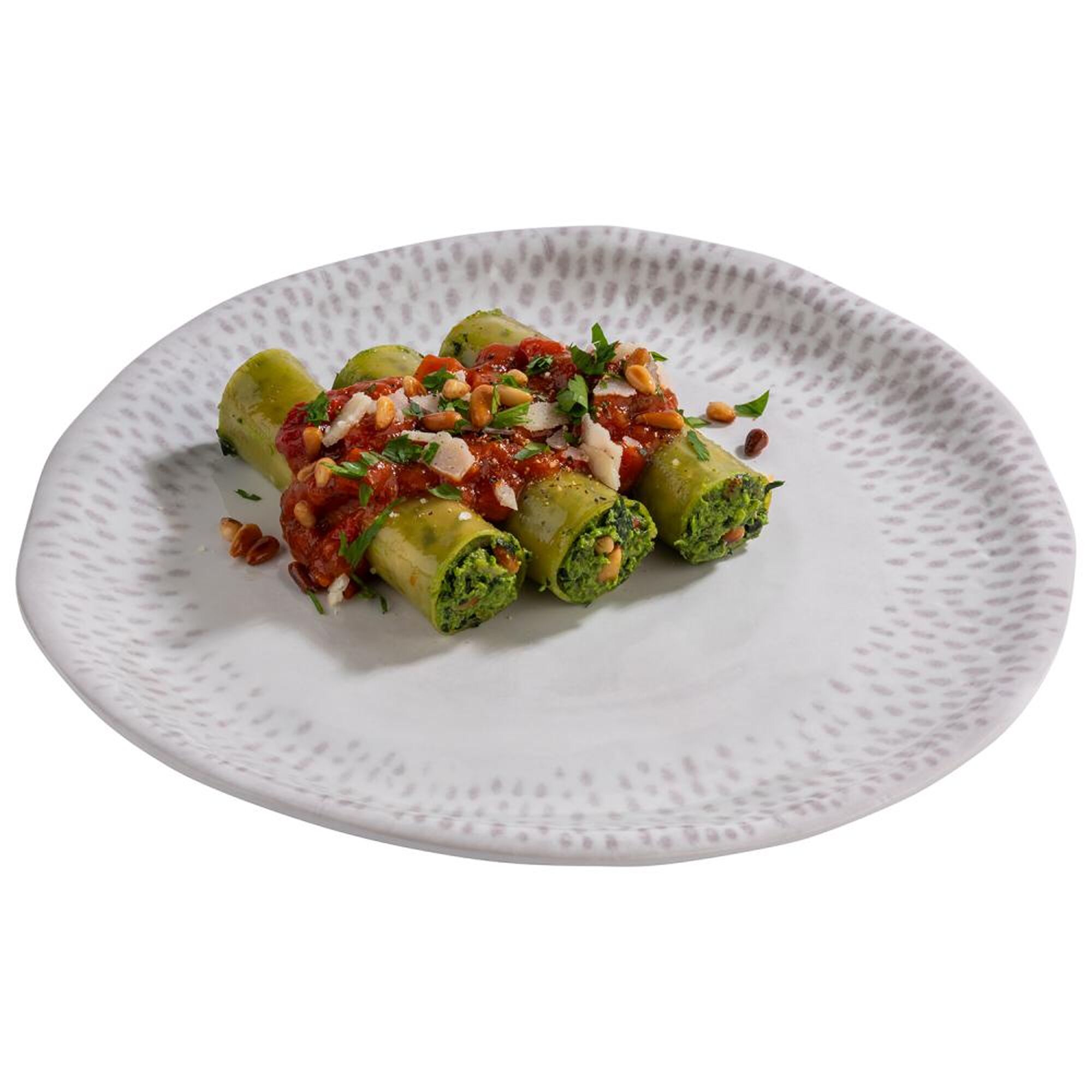 (6 pièces) FOOTMARK - Assiette - Mélamine - Ø 265 mm