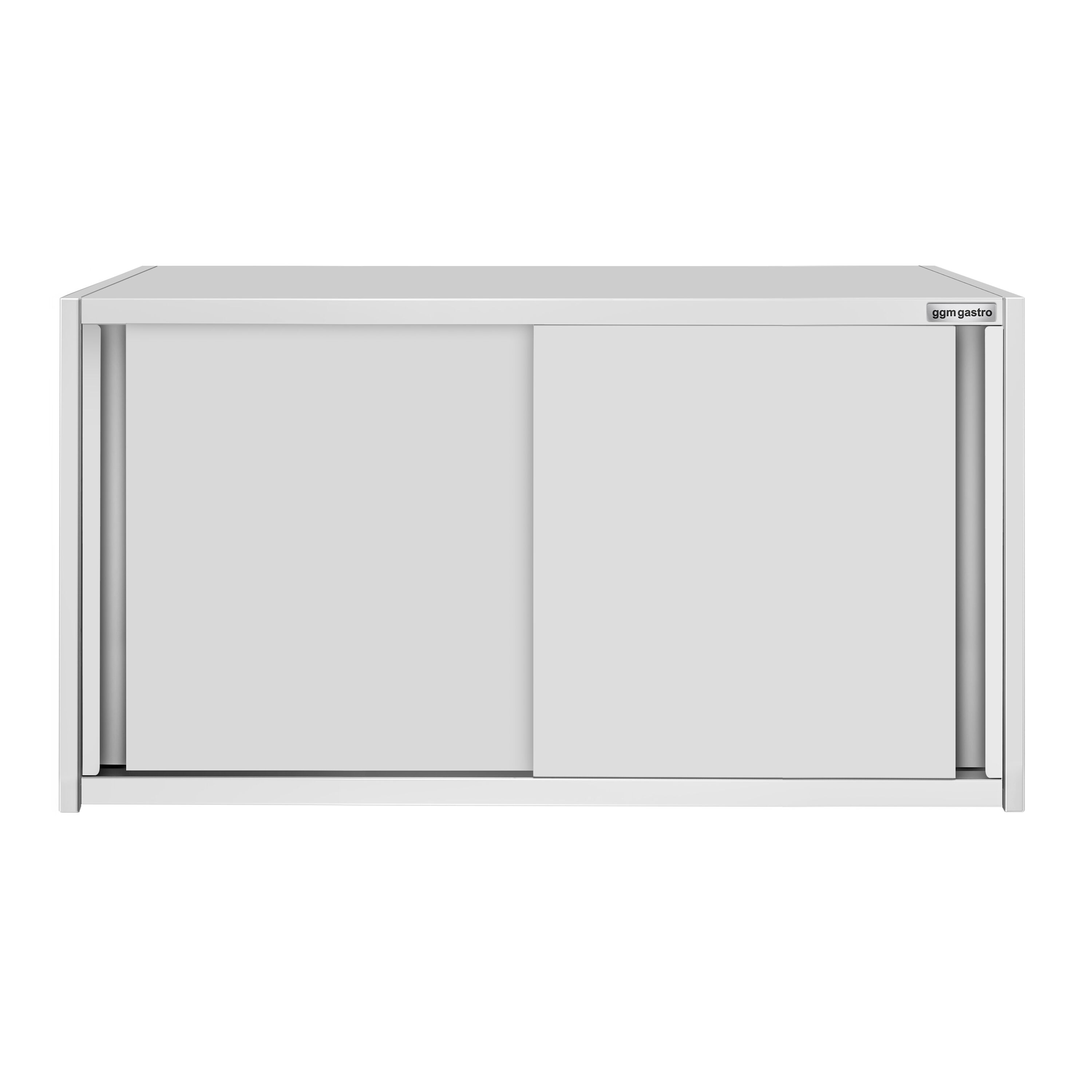 Armoire murale en acier inoxydable ECO - 1000x400mm - avec portes coulissantes - 650mm de haut