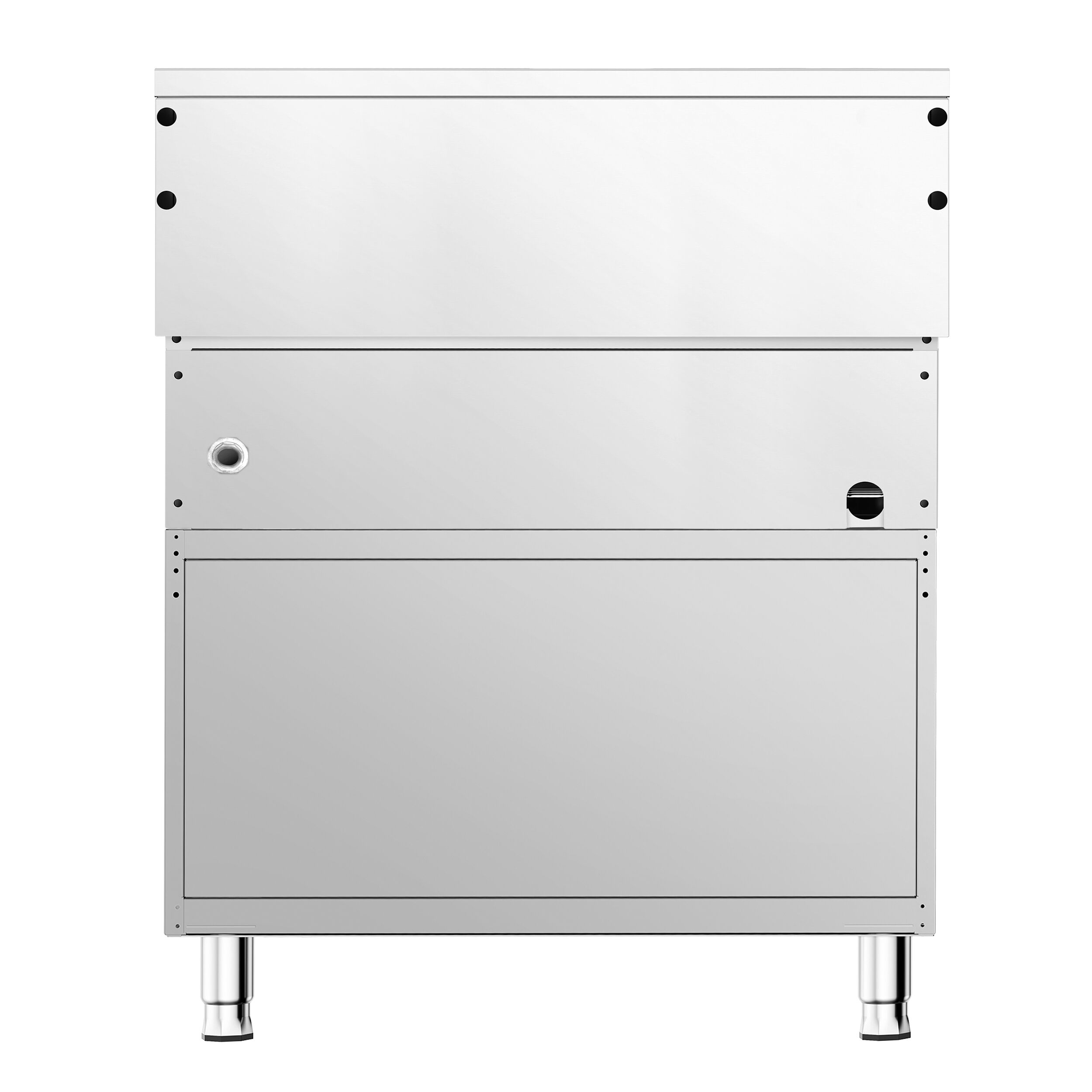 Fourneau à gaz – 36 kW – 6 brûleurs haute performance – avec soubassement