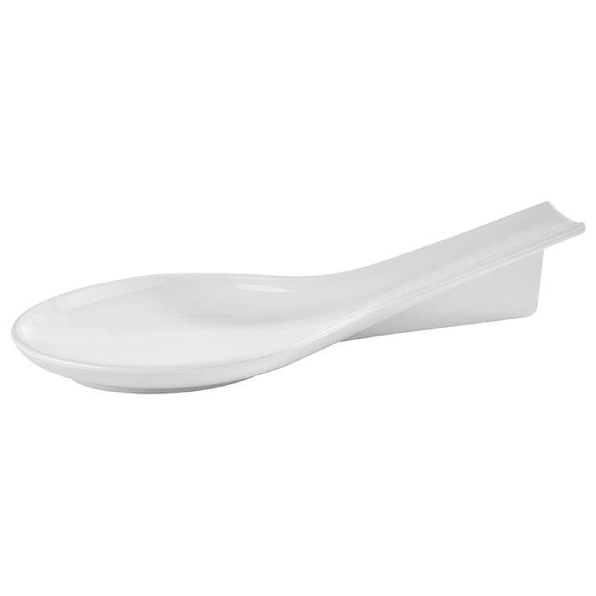 (6 pcs) Repos-cuillère SPOON - Mélamine - 260mm - Blanc - 6 pièces