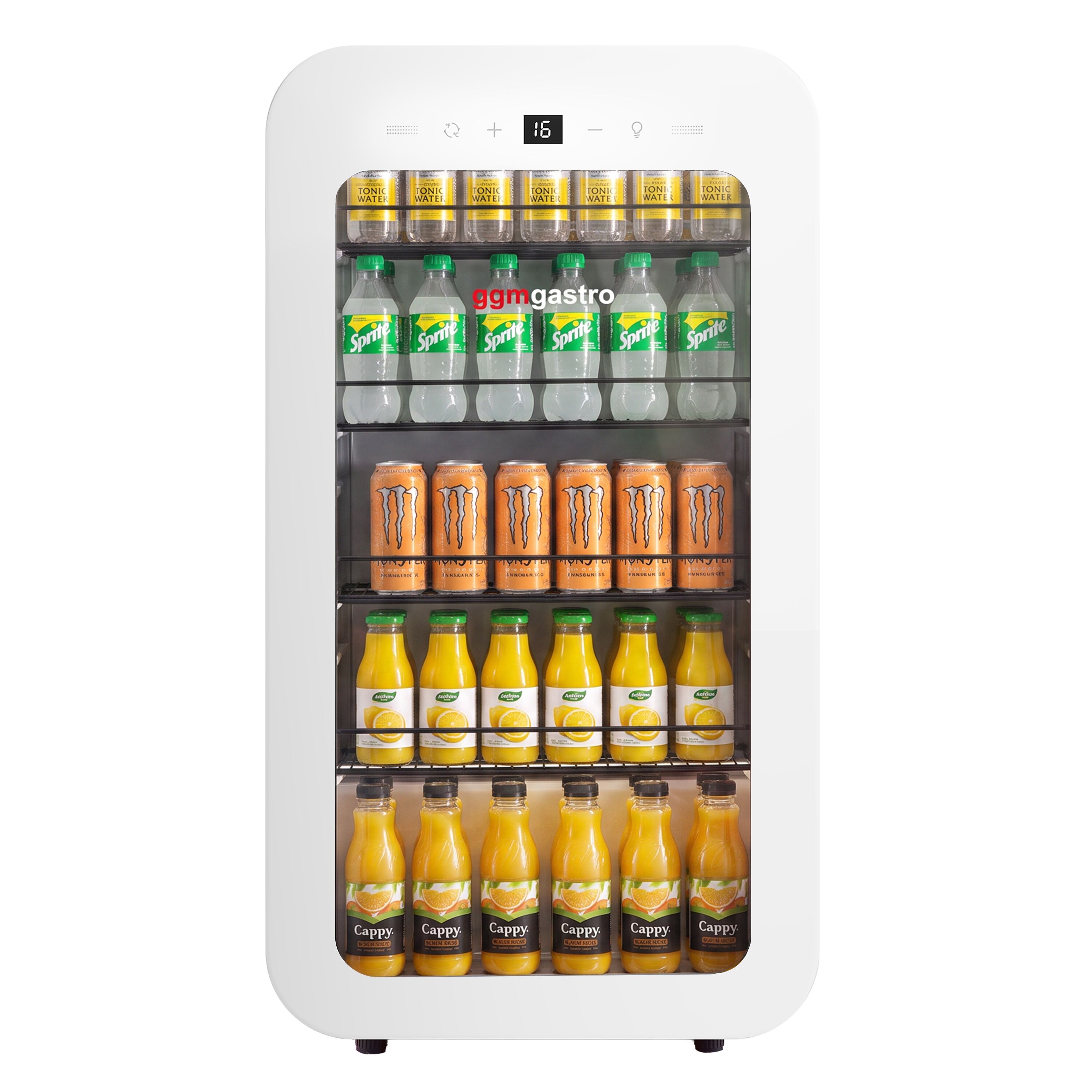 Minibar fridge - 450mm - 67 litres - with 1 glass door