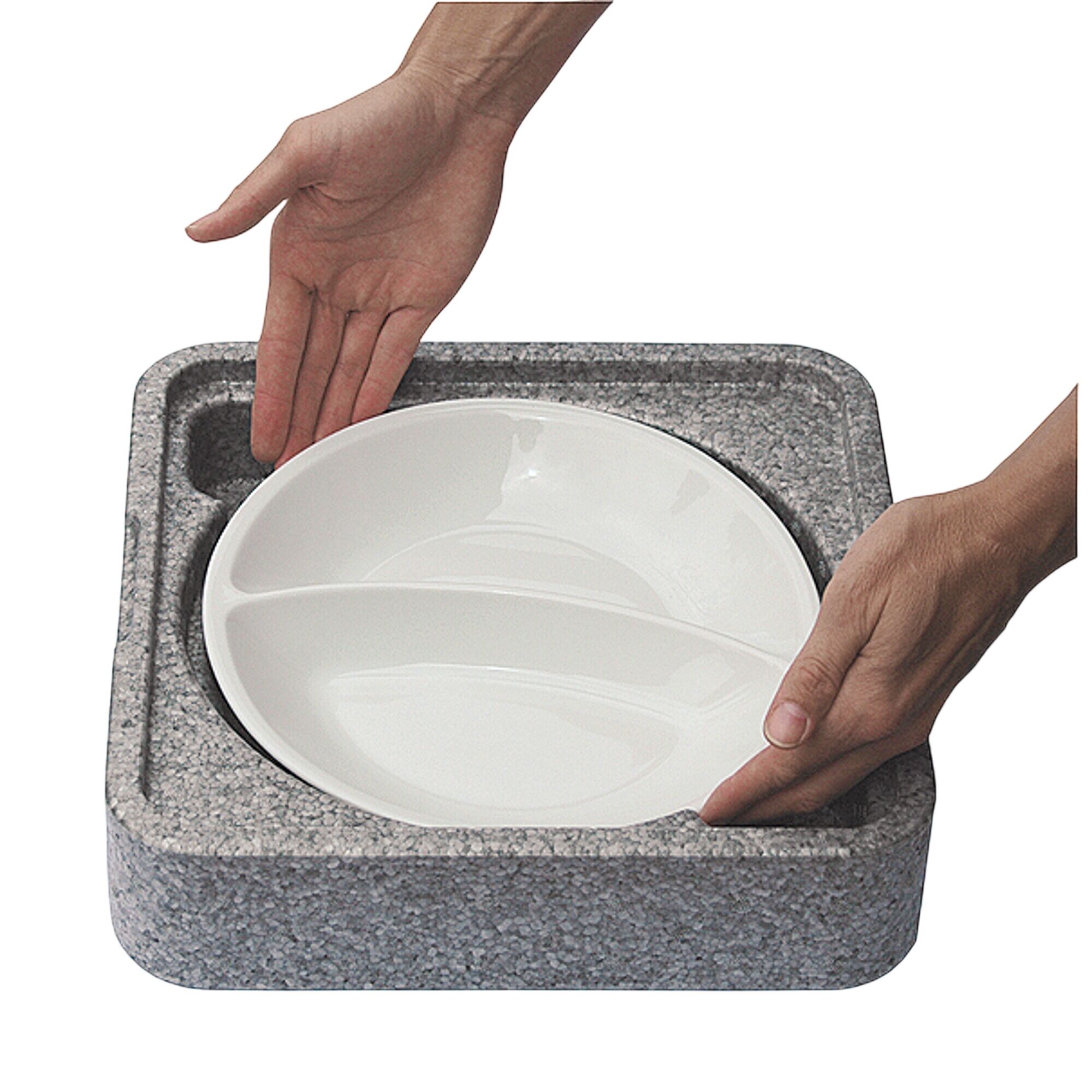 (20 pièces) THERMO FUTURE BOX | Thermobox PLATTER - Gris