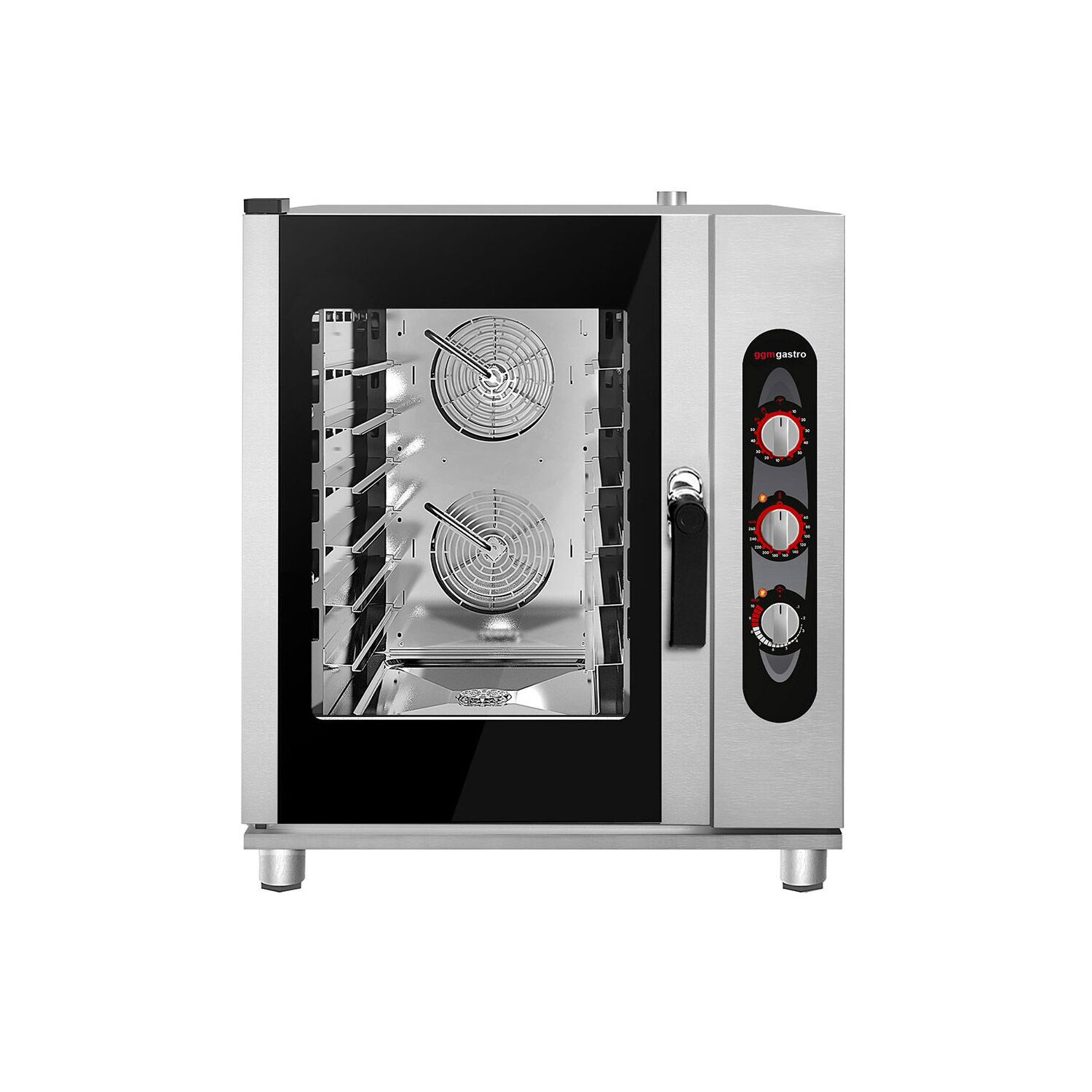 Commercial Electric Bakery Combi Oven – 6-Tray 600×400mm EN - Manual Controls - Direct Steam