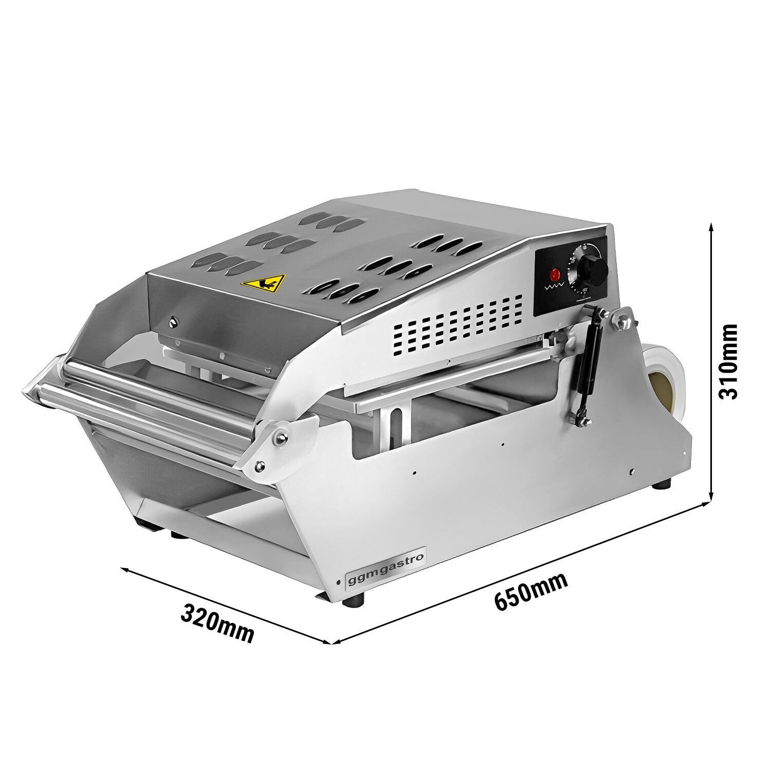 Commercial Tray Sealer - 1kW - Tray Size: 270x250mm - Heated Surface: 270x250mm