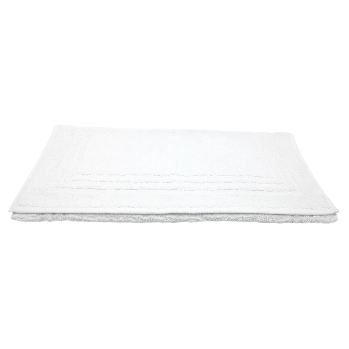 (10 pièces) Tapis de bain Oslo - 500x700mm - 100% coton - Blanc