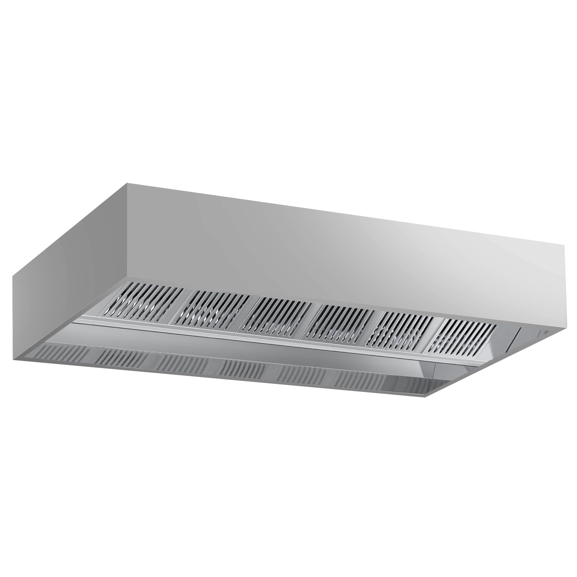 Hotte de plafond à induction - 3200 mm - sans moteur - avec filtre
