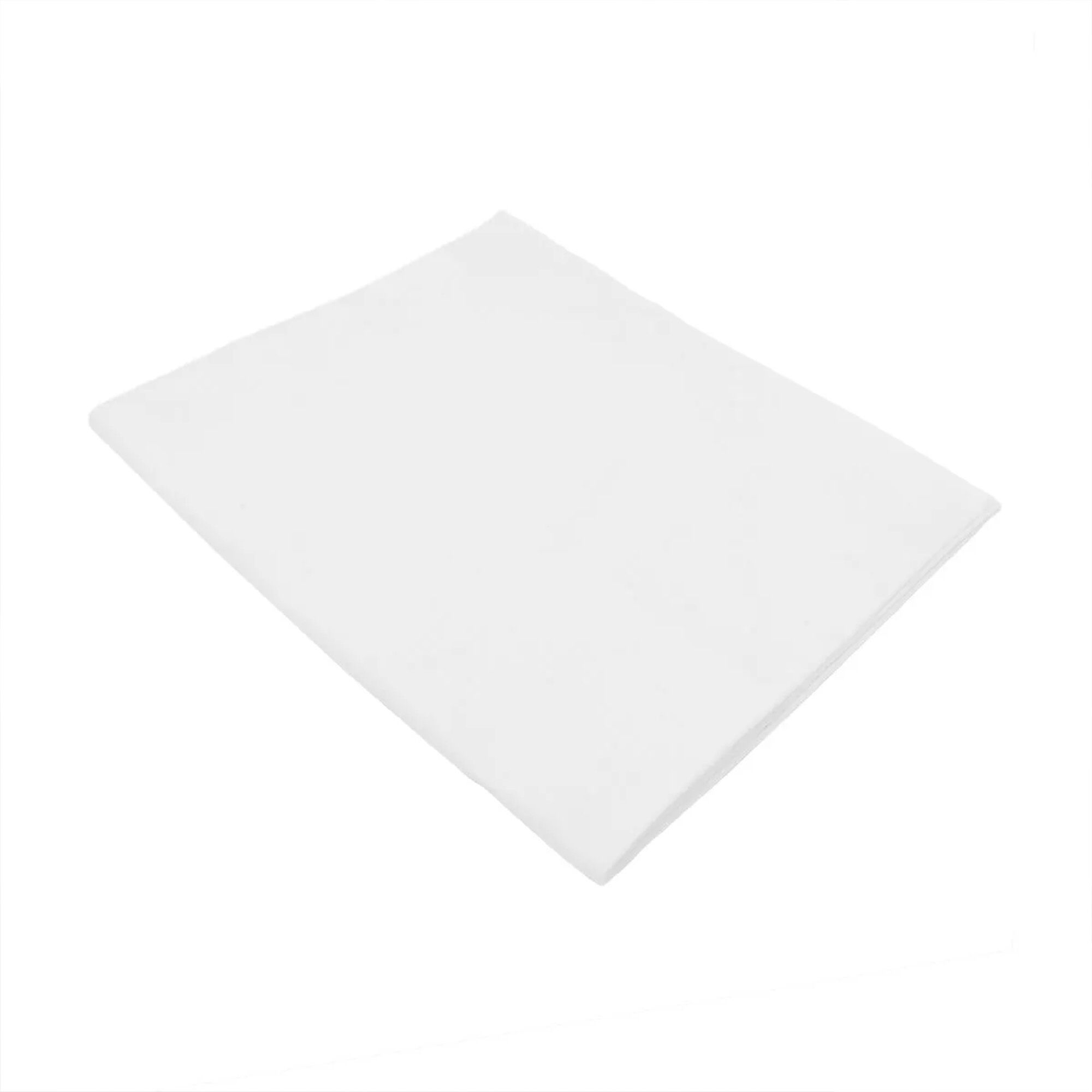 (50 pcs) Serviette de table satin uni en coton Porto - 50x50cm - Blanc