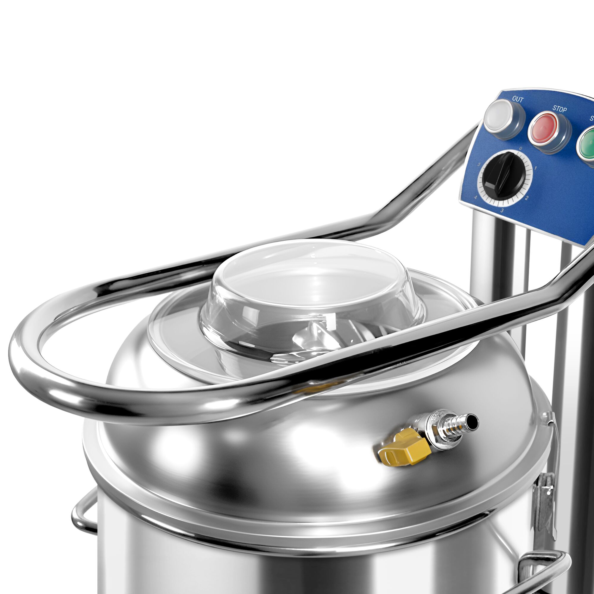 Éplucheuse à pommes de terre professionnelle - 225kg/h - 950W - 230V