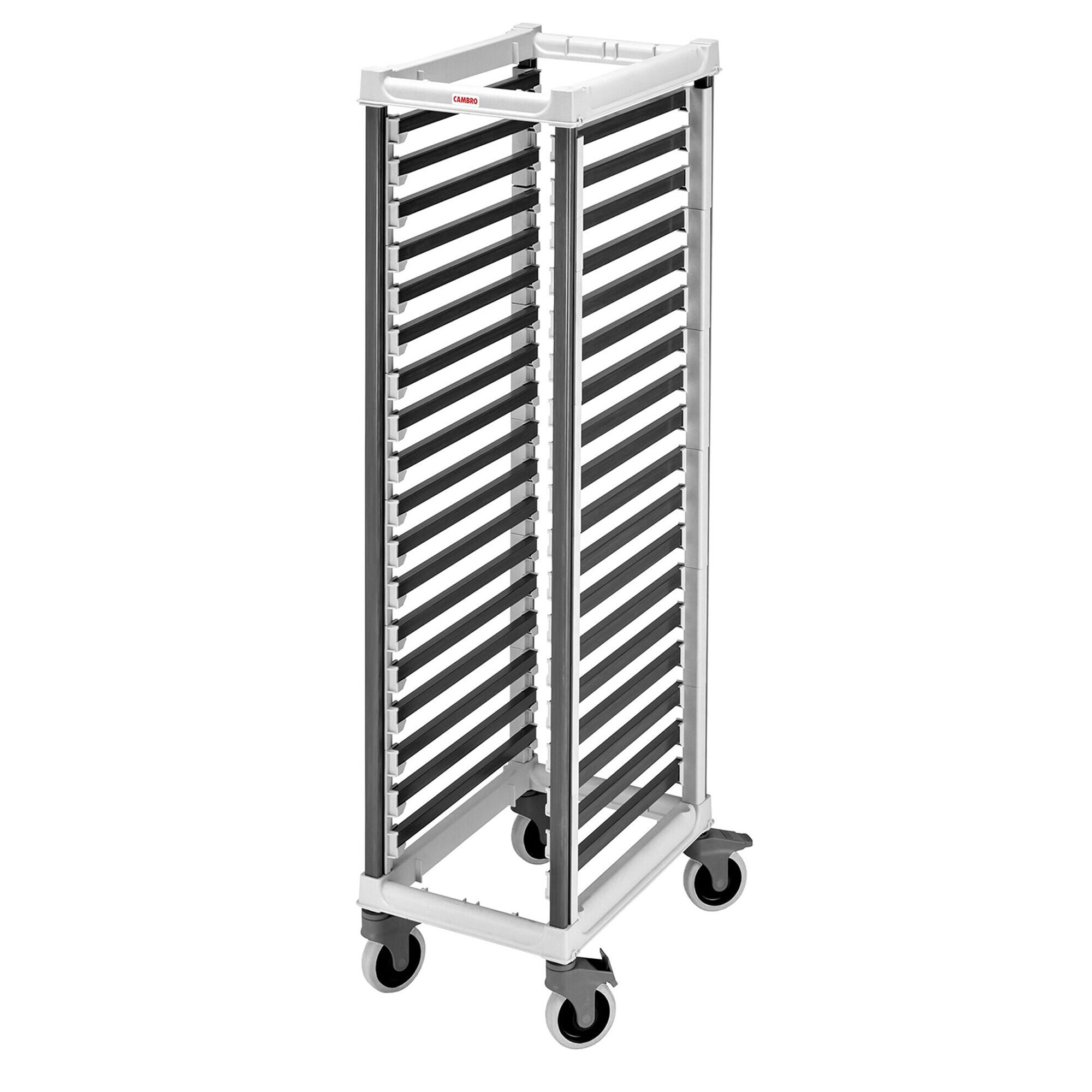 CAMBRO | CAMSHELVING® – Chariot à plateaux pour 18 × GN 1/1