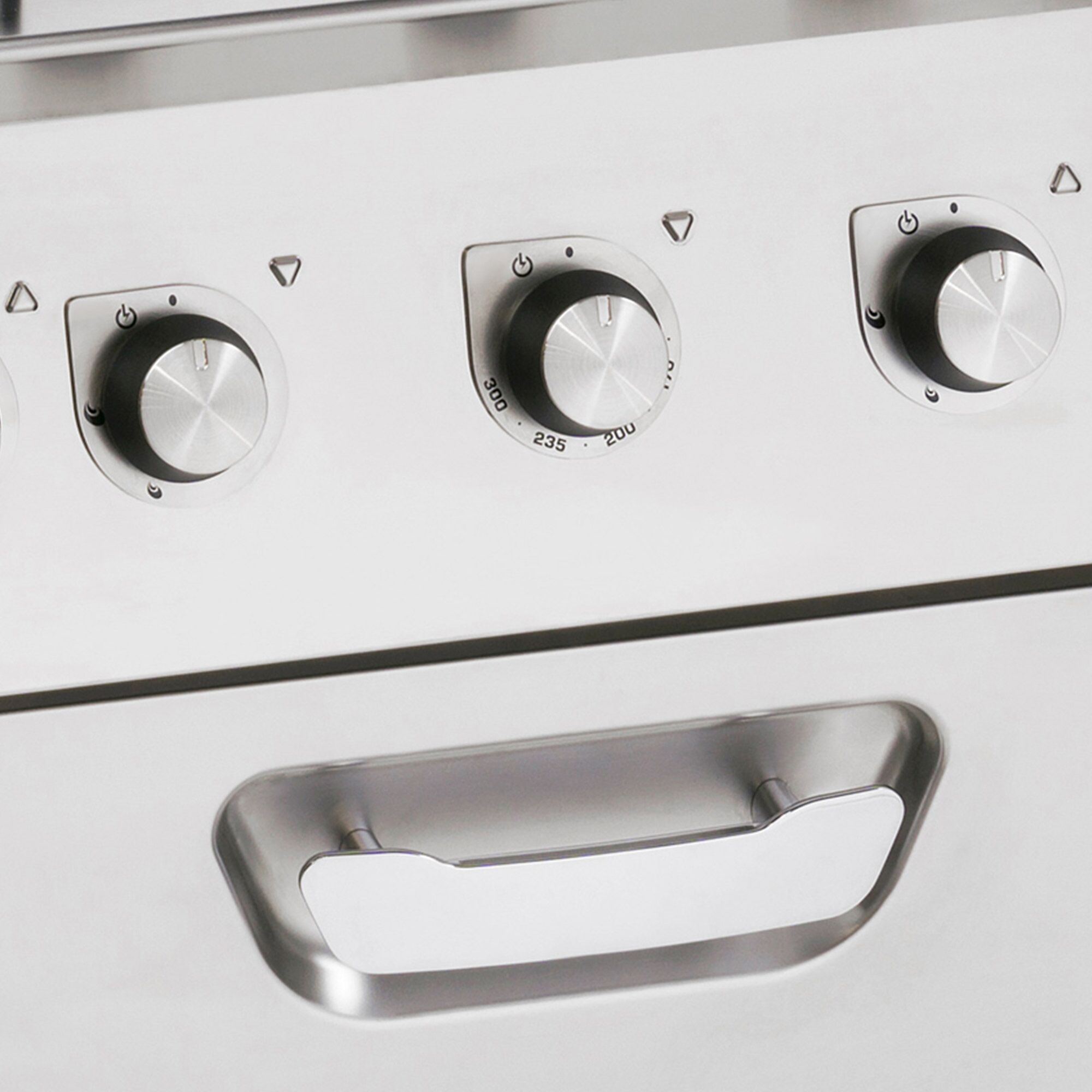 Fourneau à gaz – 24 kW – 4 brûleurs – avec four à gaz statique – 7,8 kW