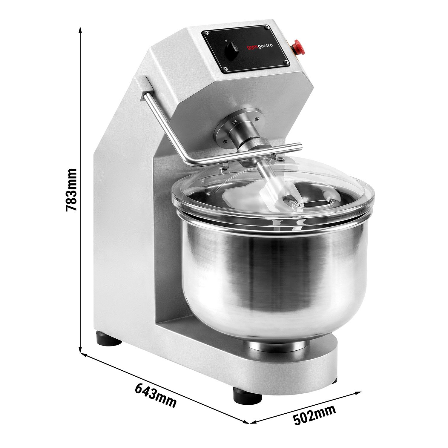 Deegkneedmachine / Spiraalkneder - 30L / 12kg deeg - 230V