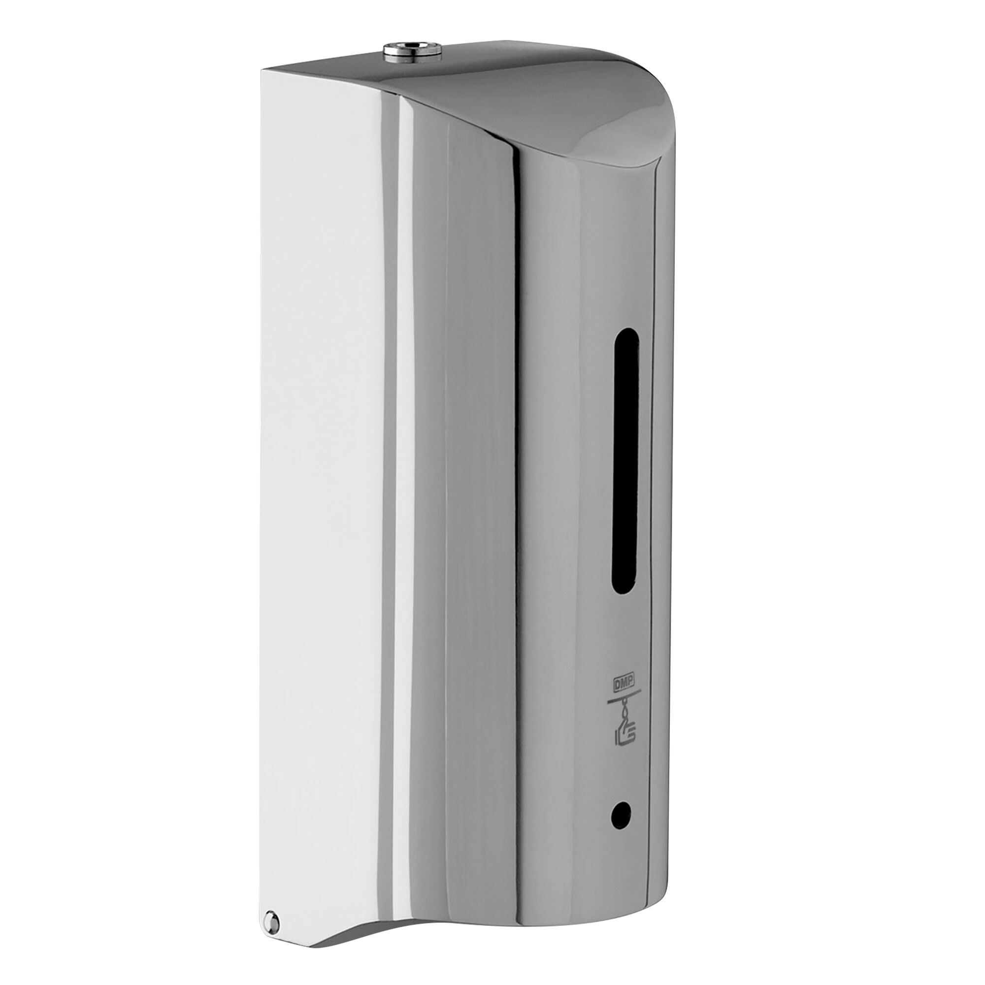 Distributeur de savon automatique - 1000ml - Acier inoxydable - mural, capteur infrarouge, sans contact, verrouillable, fenêtre de contrôle, réservoir amovible, anti-goutte