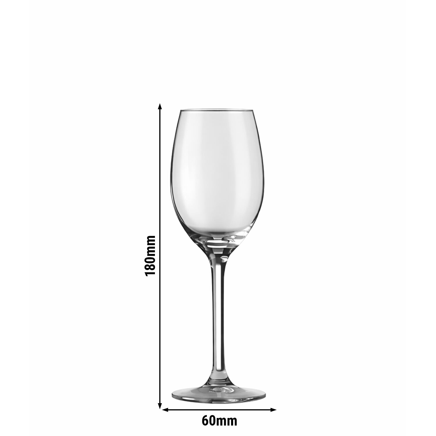 (12 pcs) Port / Sherry glass - ESPRIT - 140 ml - Clear