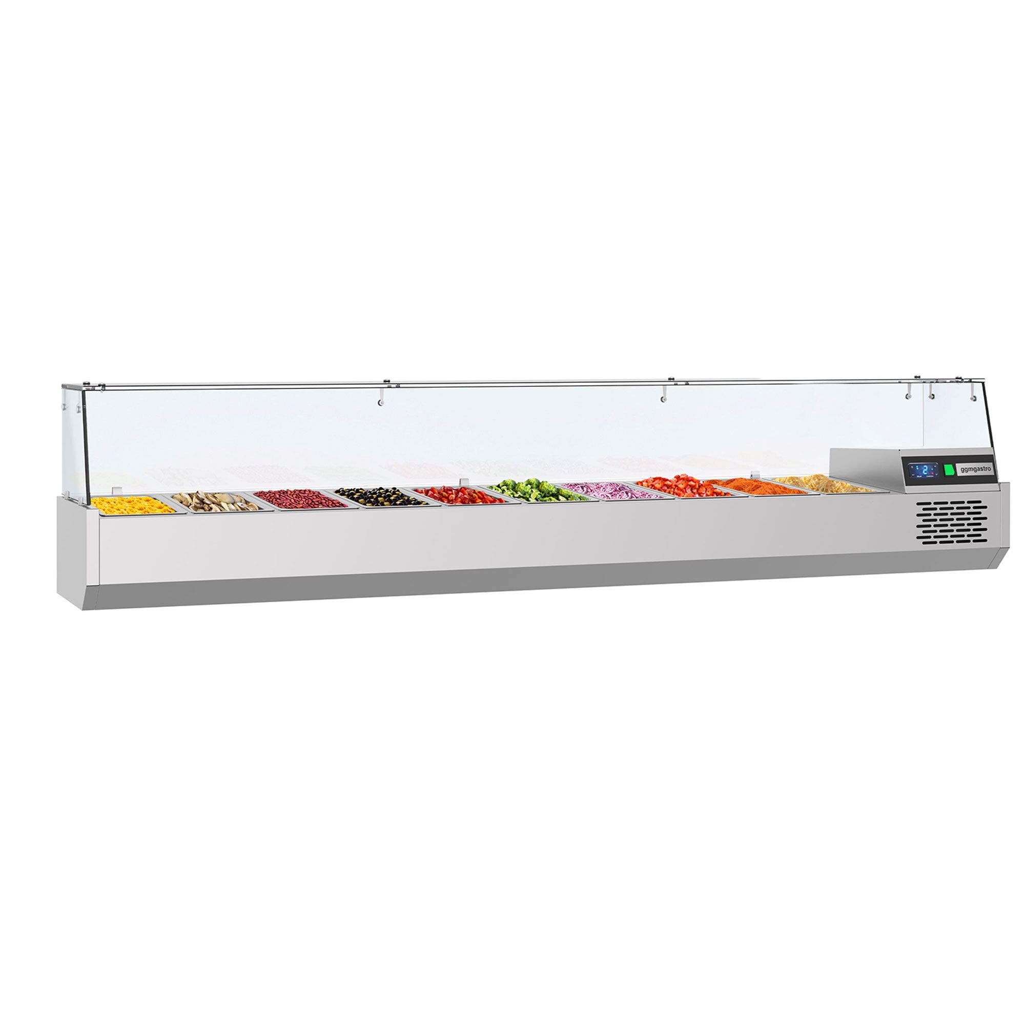 Vitrine Réfrigérée à Ingrédients PREMIUM - 2150x390mm - 10x GN 1/3