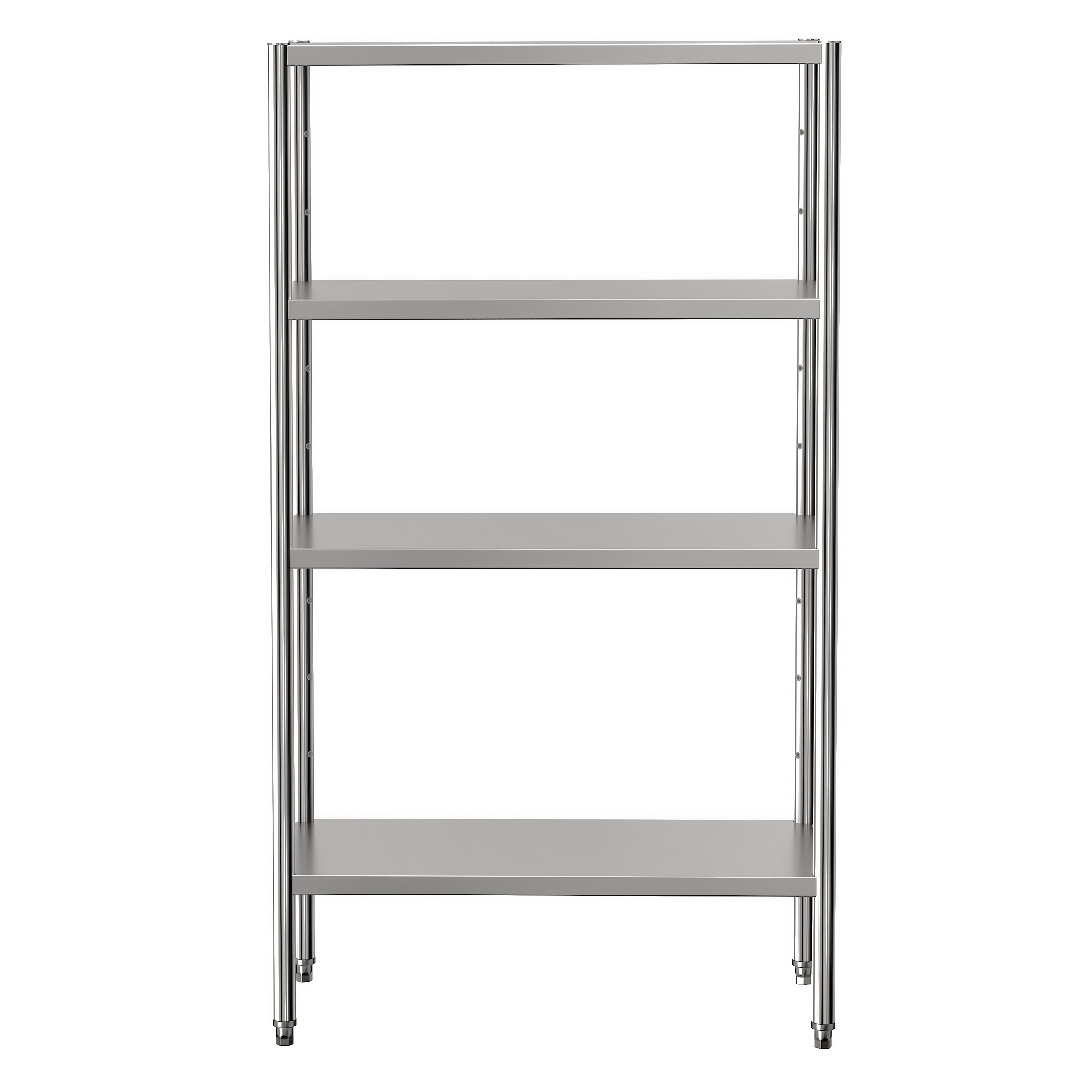 Étagère en inox ECO - 1000 x 490 mm - avec 4 étagères (réglables)