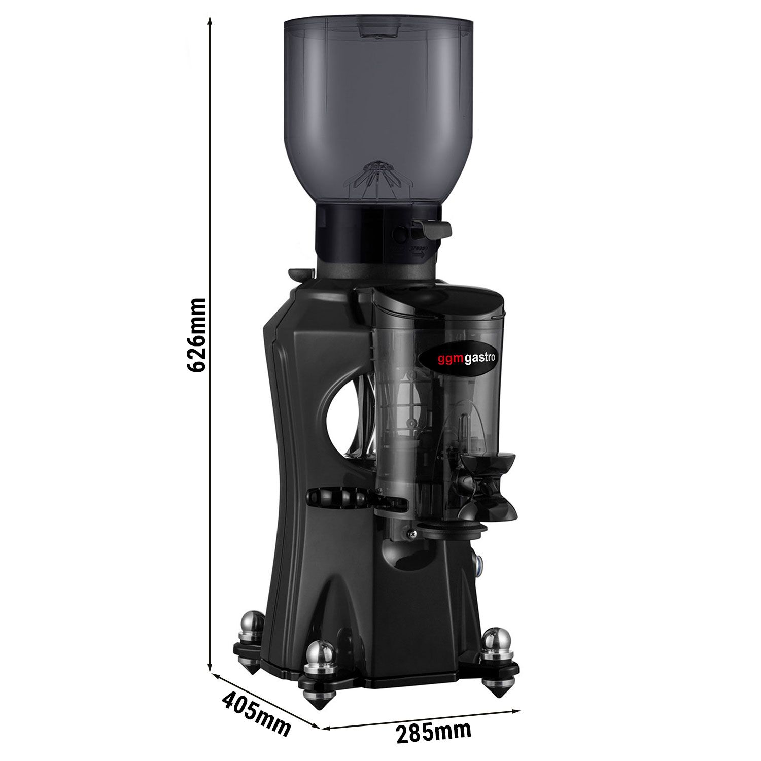 Moulin à café – 2 kg – 45 dB – Avec doseur – Noir