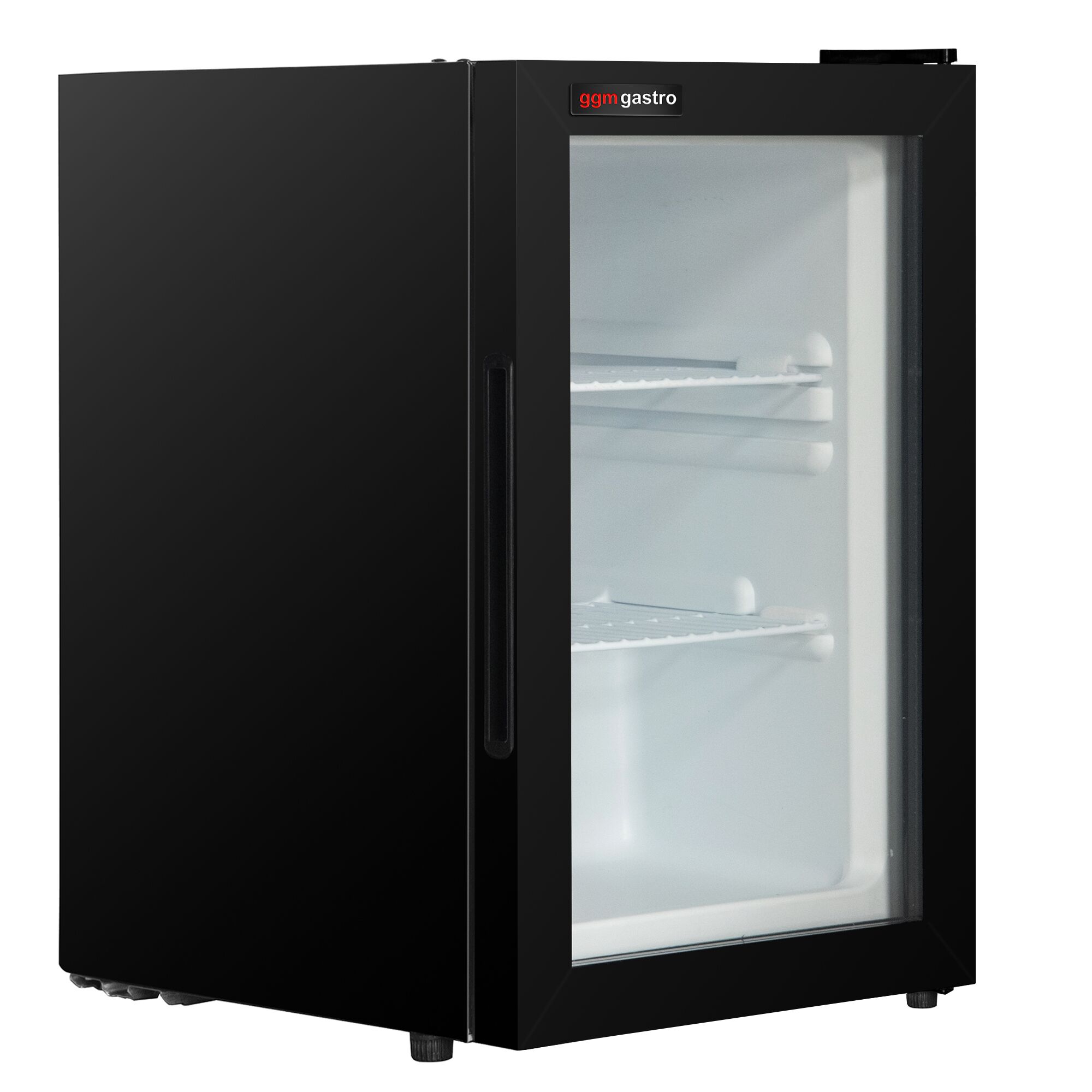 Minibar - 440mm - 62L - avec 1 porte en verre - Noir - porte réversible