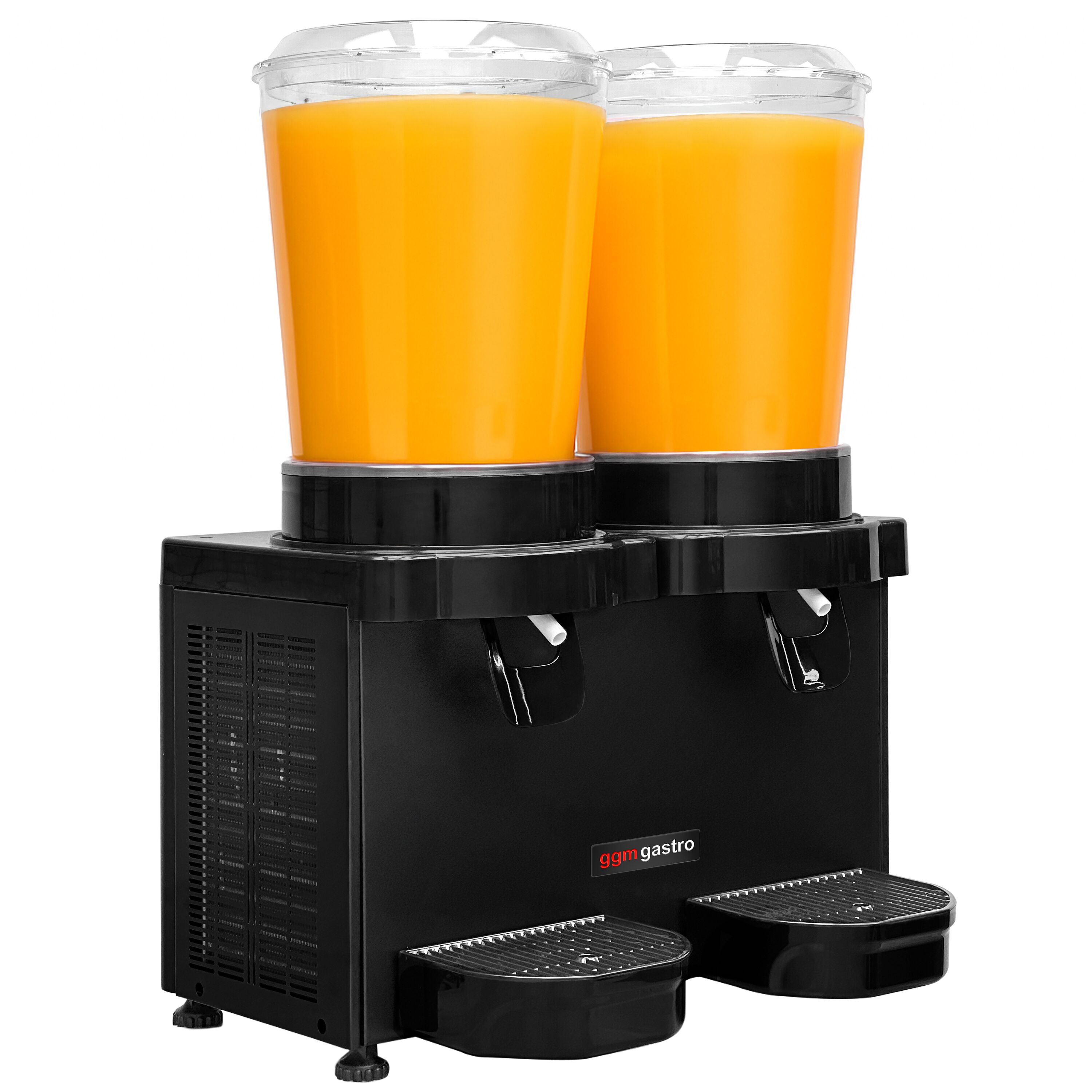 Distributeur d’Ayran / de Jus - 2x 10 Litres - 500 Watt - Noir