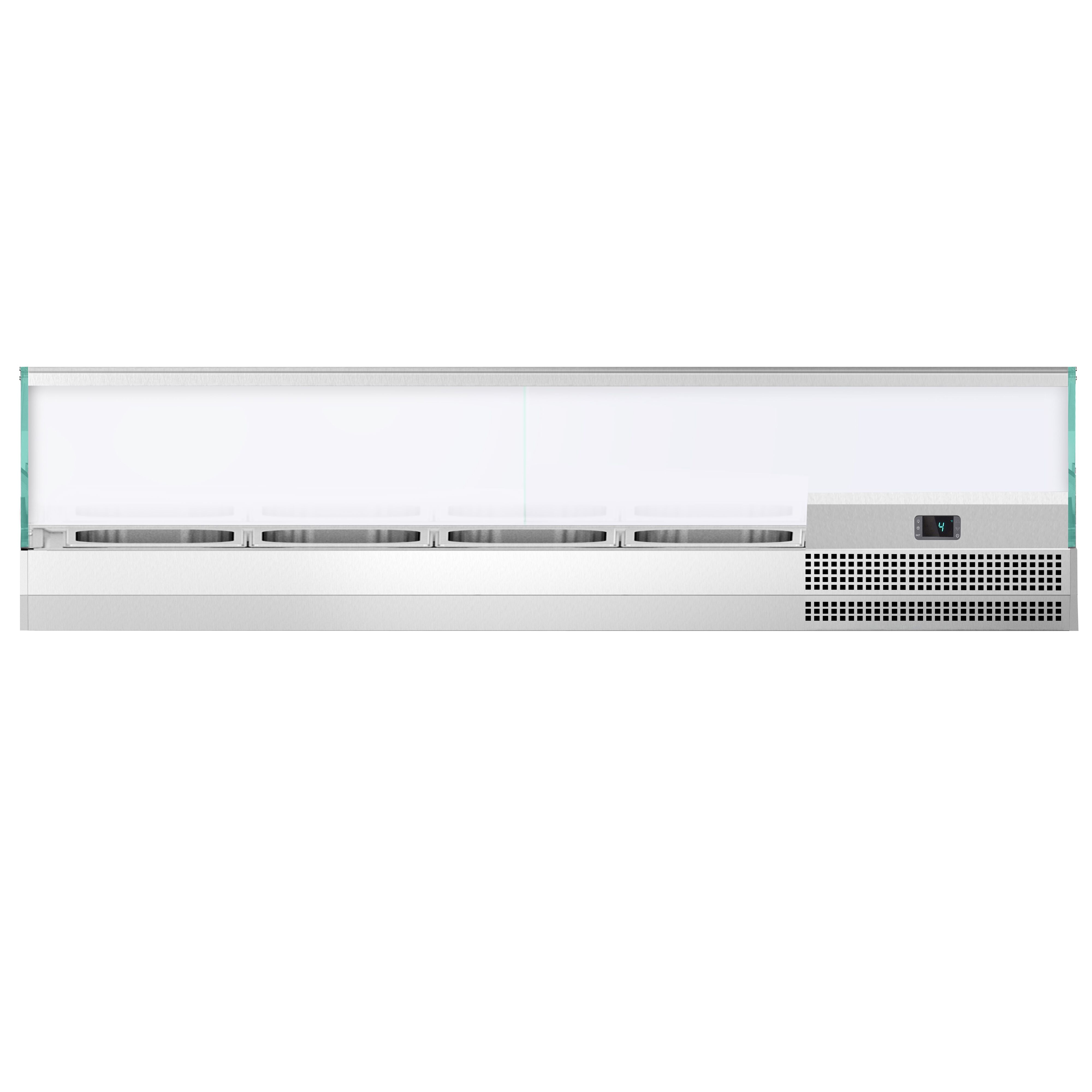 Vitrine Réfrigérée à Ingrédients PREMIUM PLUS - 1328x413mm - 4x GN 1/3
