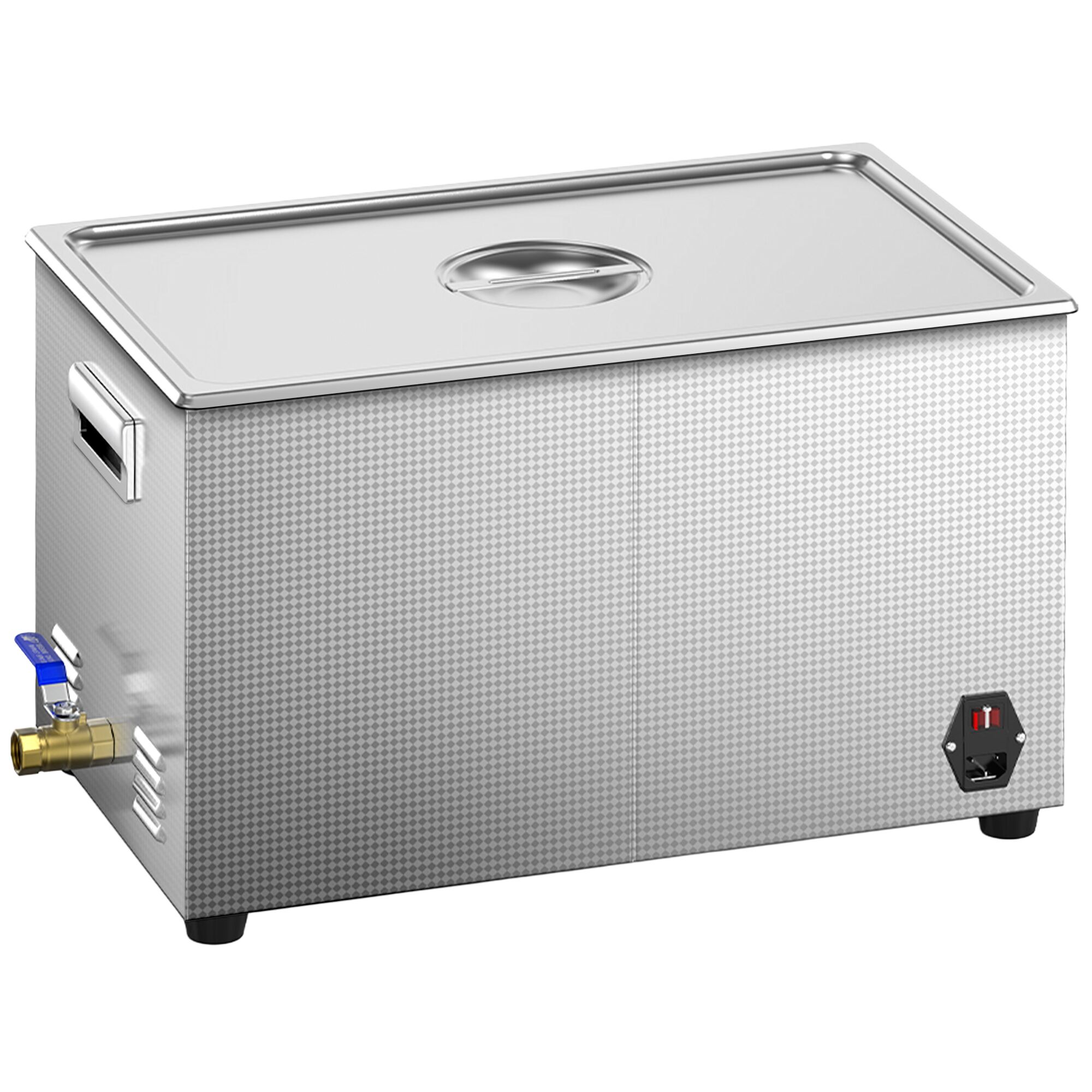Nettoyeur à Ultrasons - 30 Litres - 600 Watt Puissance Ultrasonique - avec Robinet de Vidange
