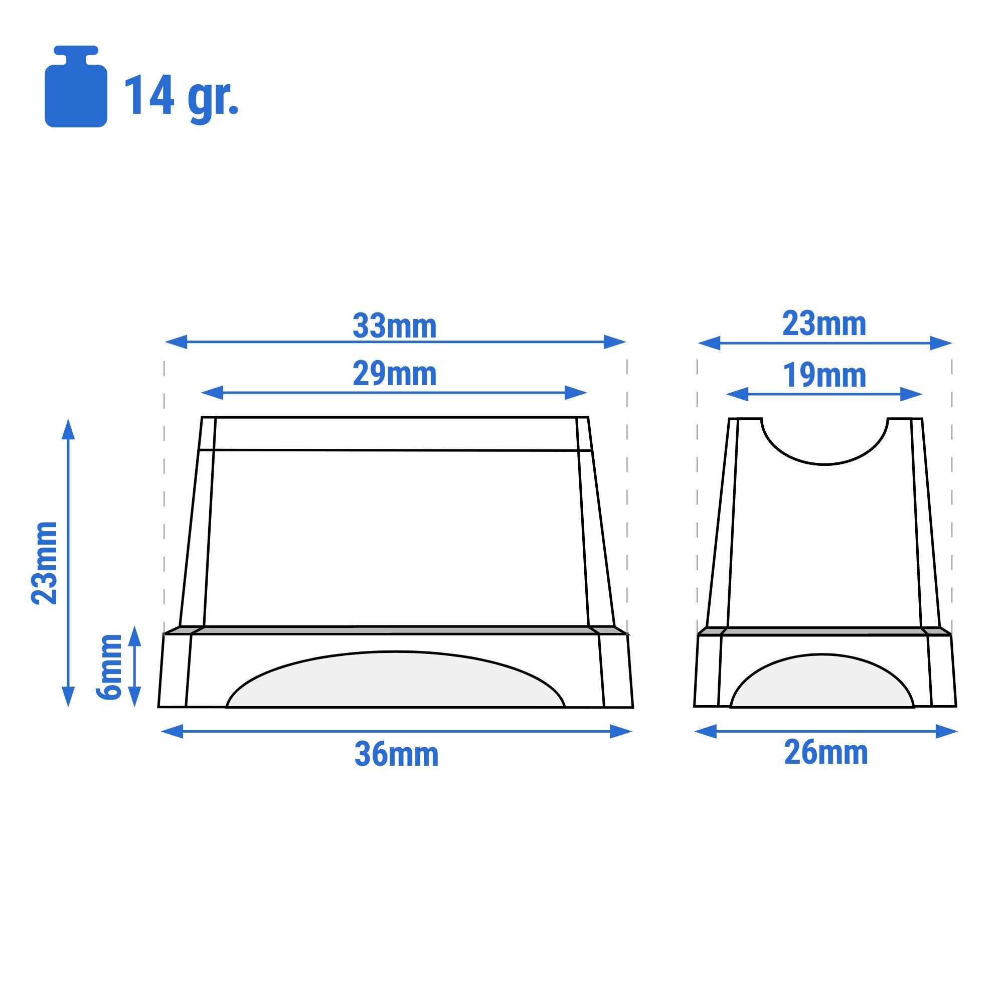 Machine à glaçons - Cubes - 23 kg/24 h
