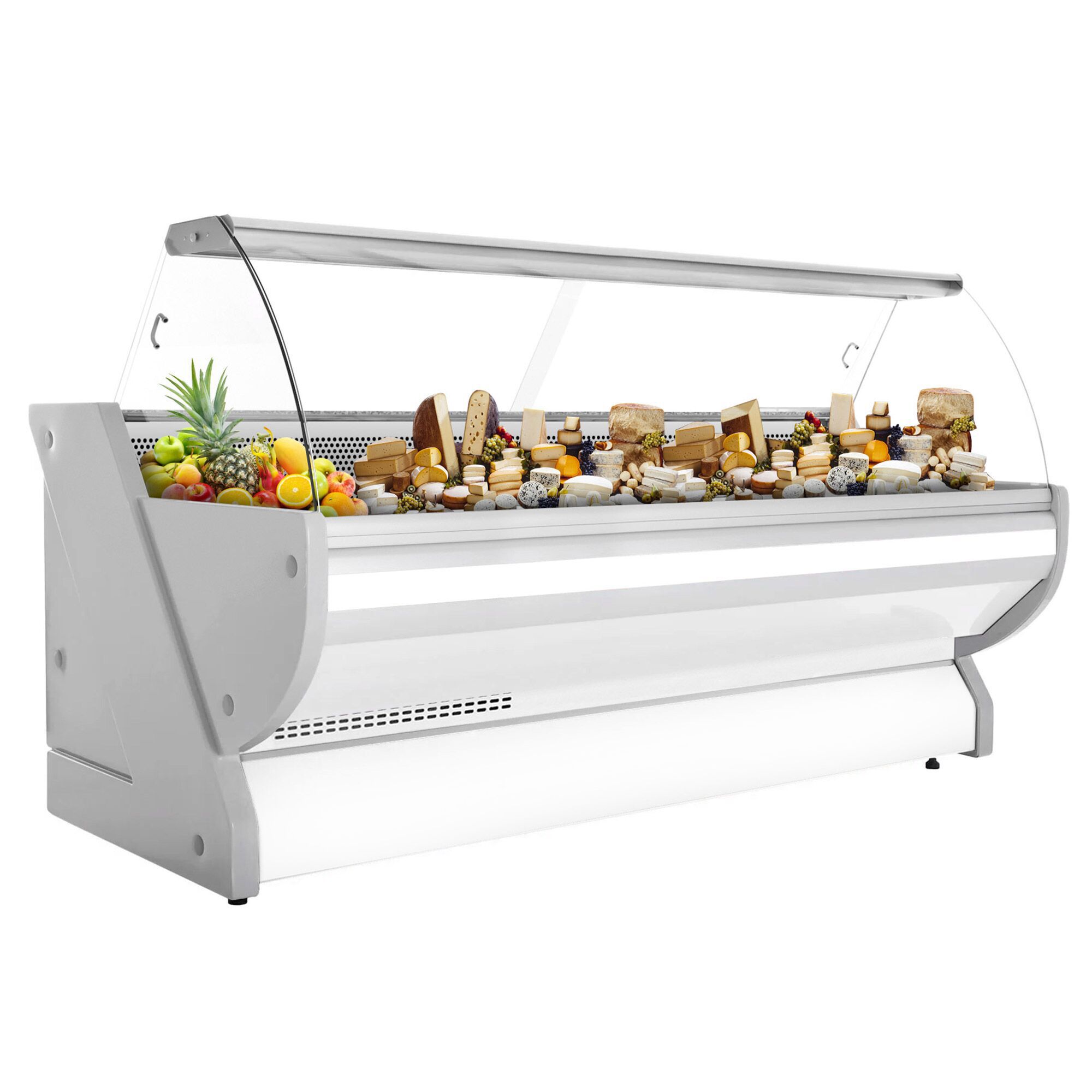 Serve Over Counter - 2965x1150mm - white - granite worktop - with lighting - capacity 570 litres