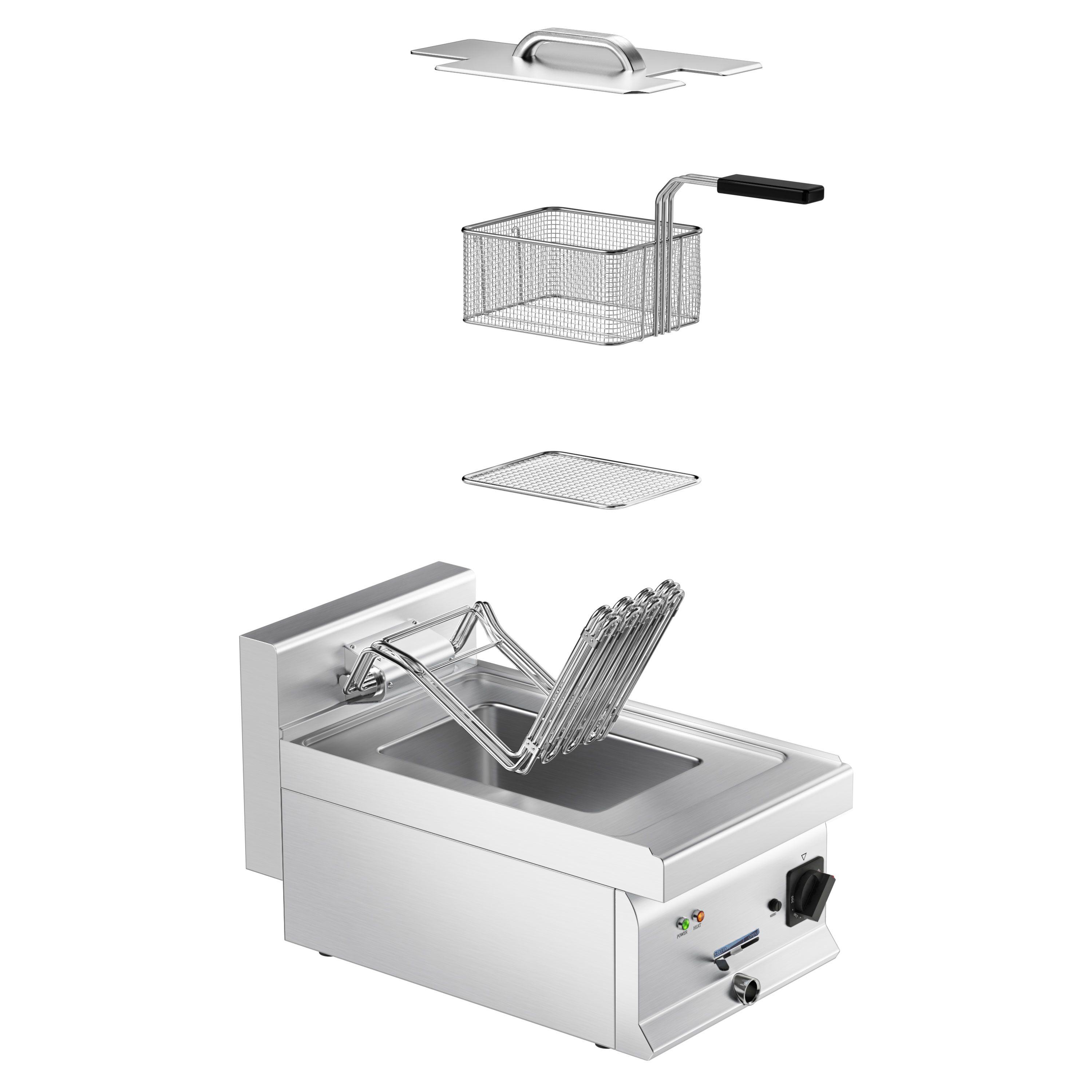 Friteuse électrique – 10 litres – 9 kW