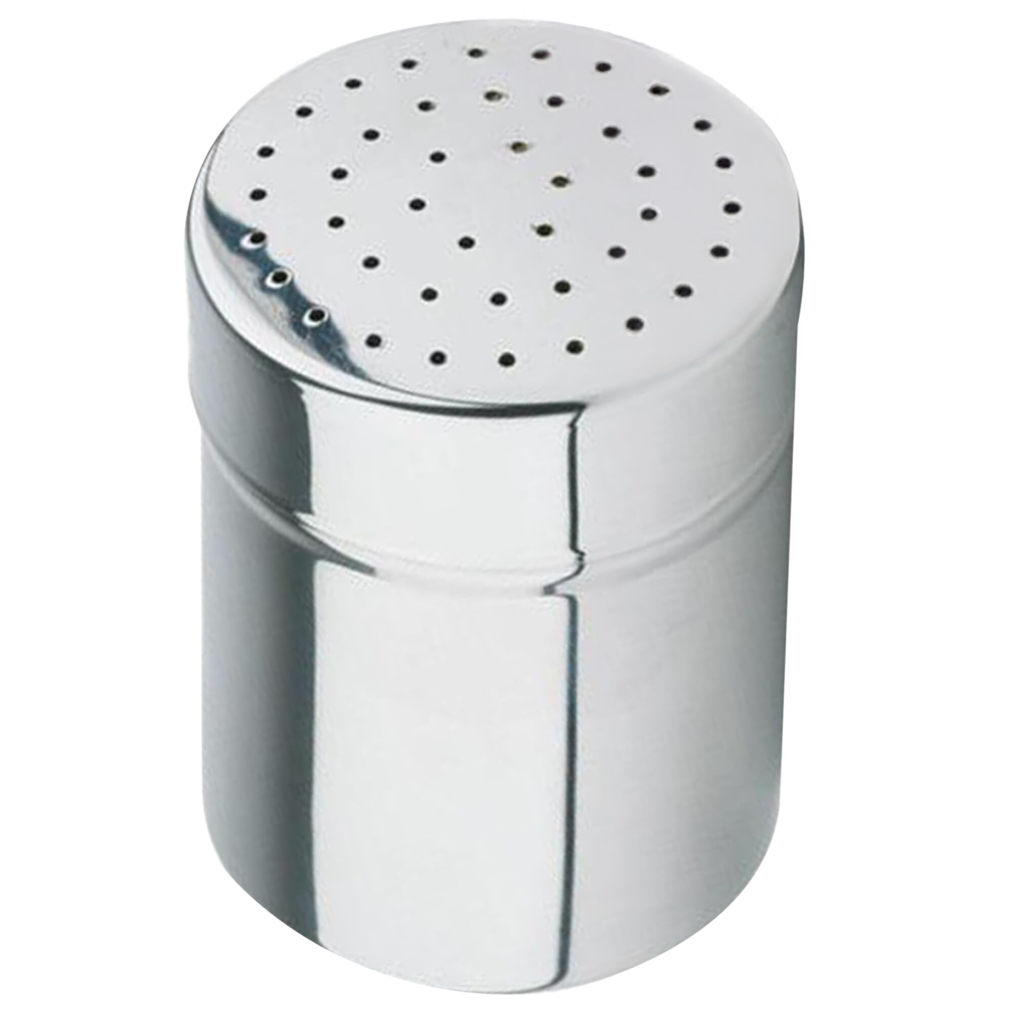 (6 pcs) MIX & MATCH - Saupoudreuse - grain fin - trous Ø 1mm - acier inoxydable - 150ml - Hauteur: 75mm