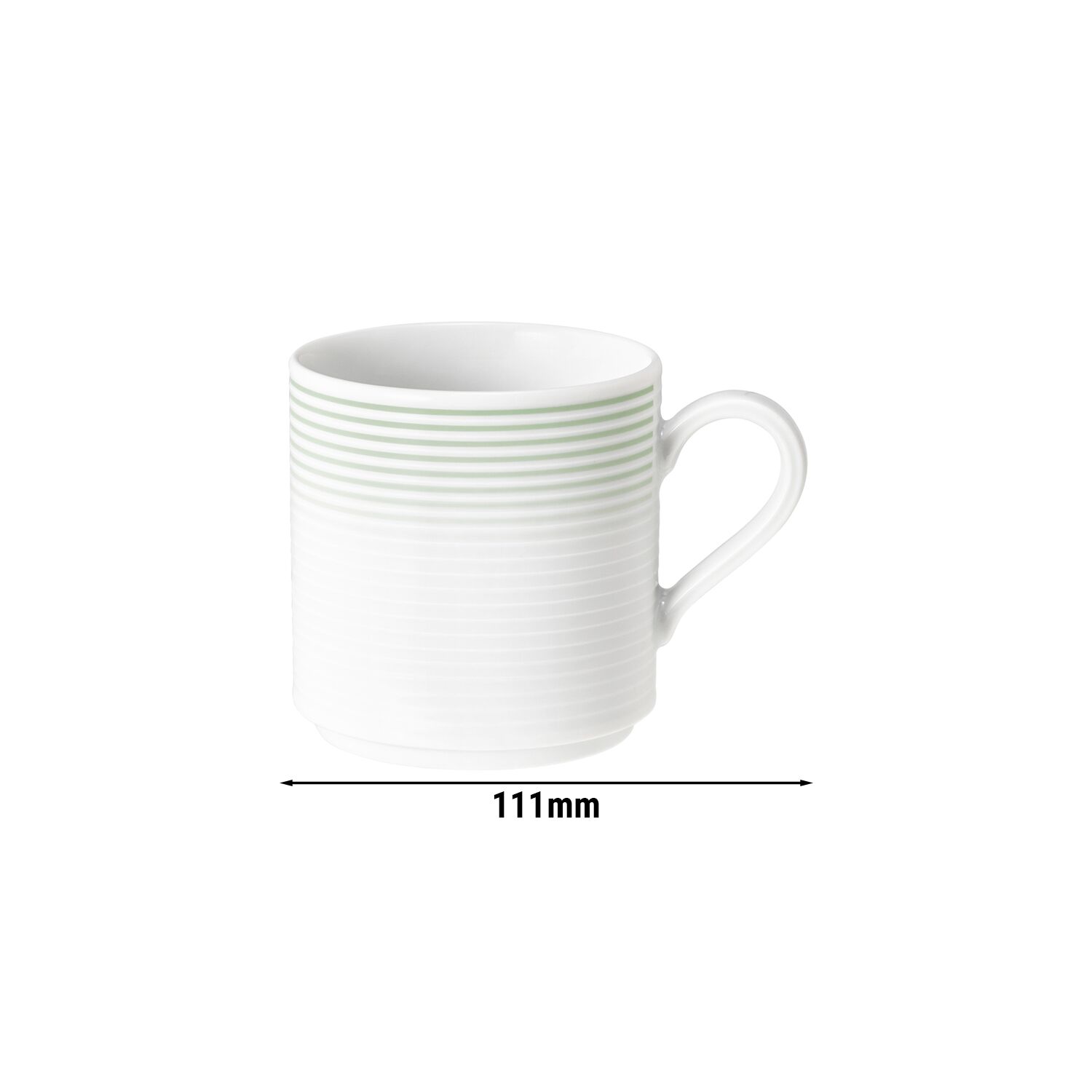 (6 pièces) SELTMANN WEIDEN | Mug avec anse - 0,28 litre - Vert sauge