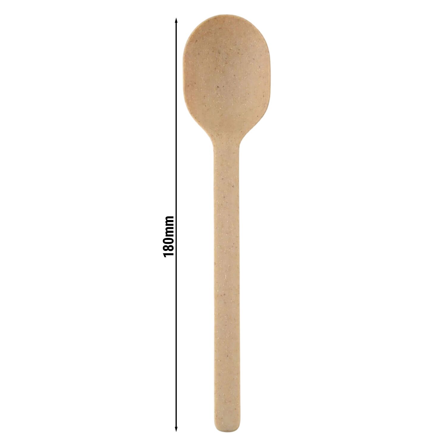 (540 pcs) Cuillère réutilisable - 180mm - Naturel