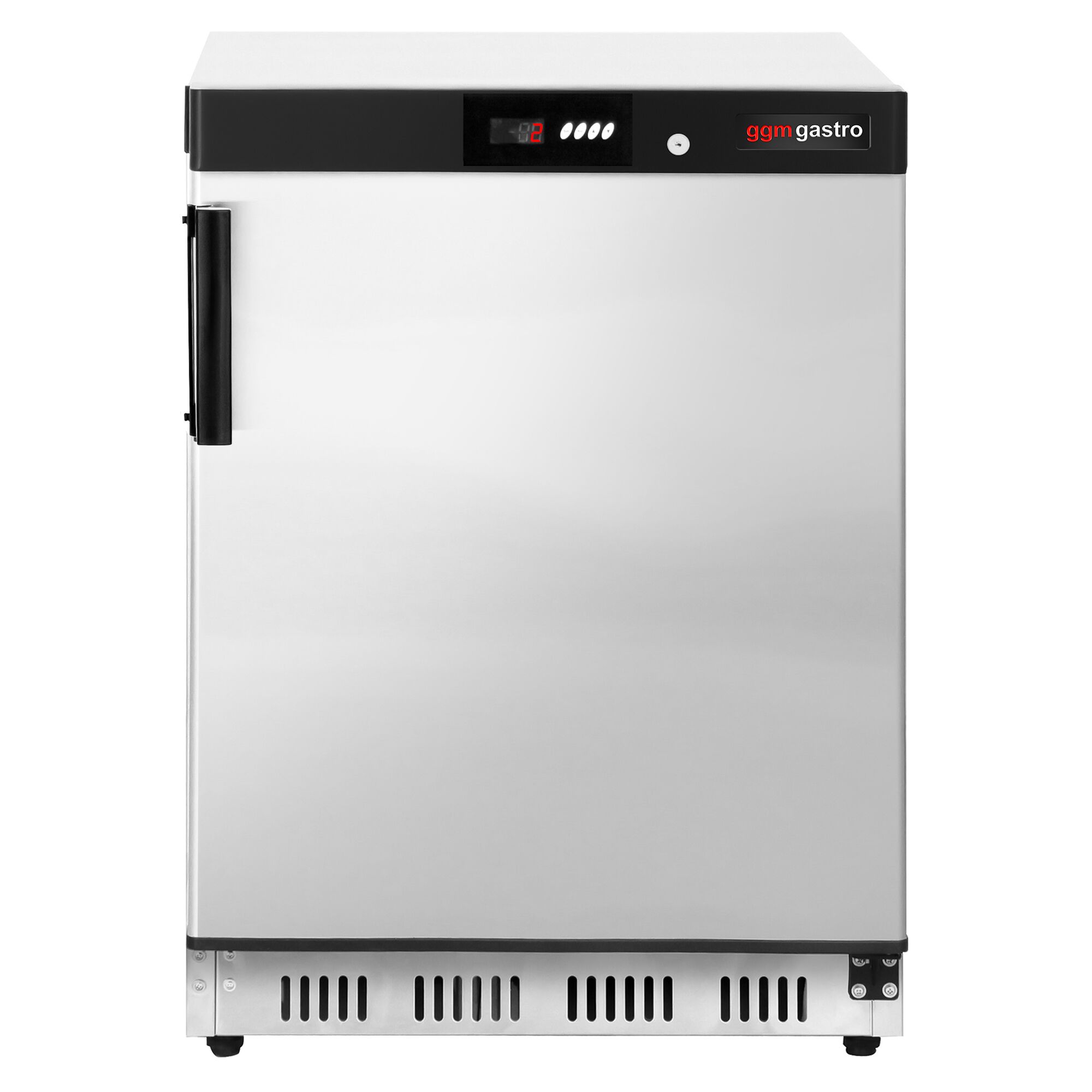 Mini réfrigérateur de stockage inox PREMIUM – 200 litres – avec 1 porte – intérieur de la porte en plastique