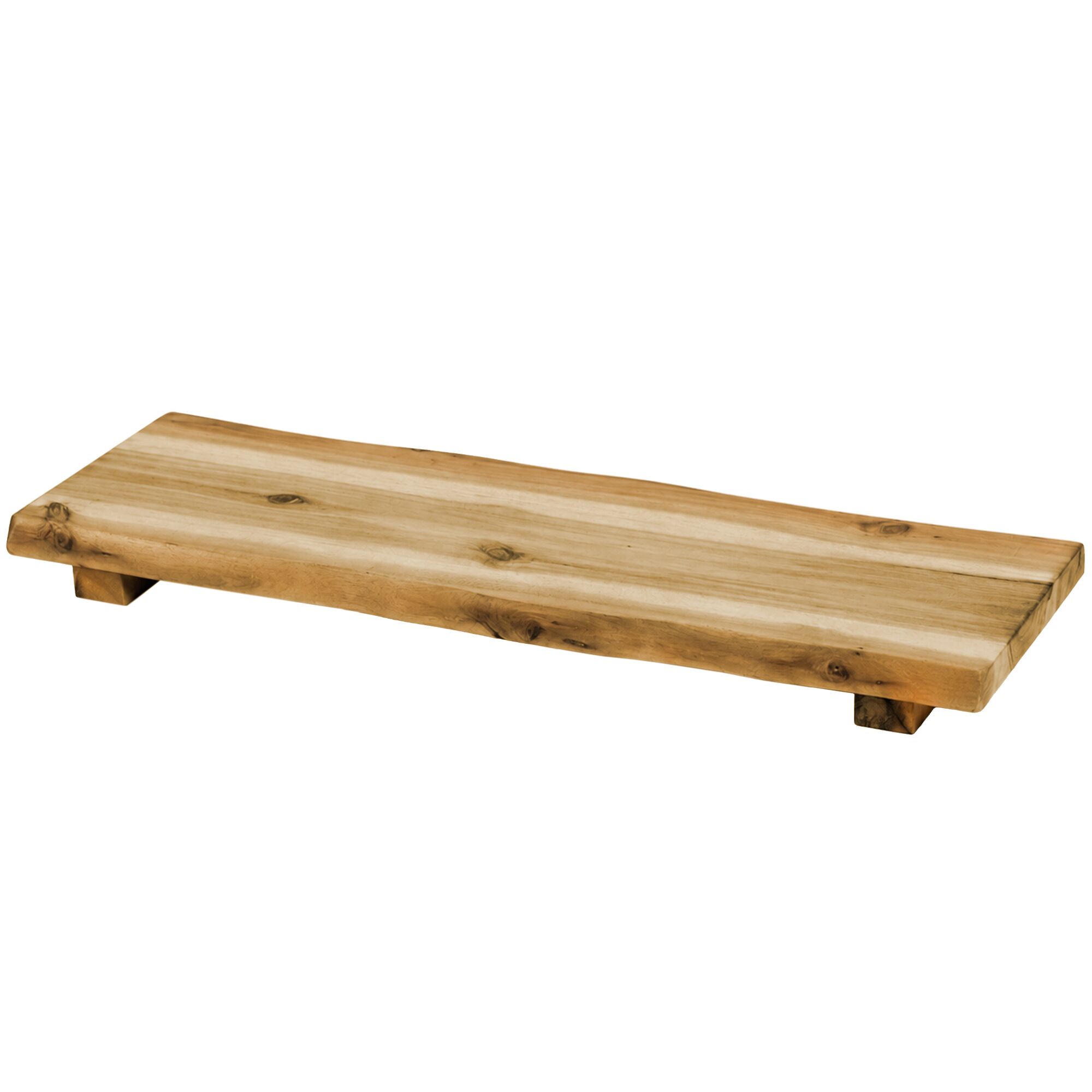 (4 pieces) Serving board with legs - 190x530x40mm 