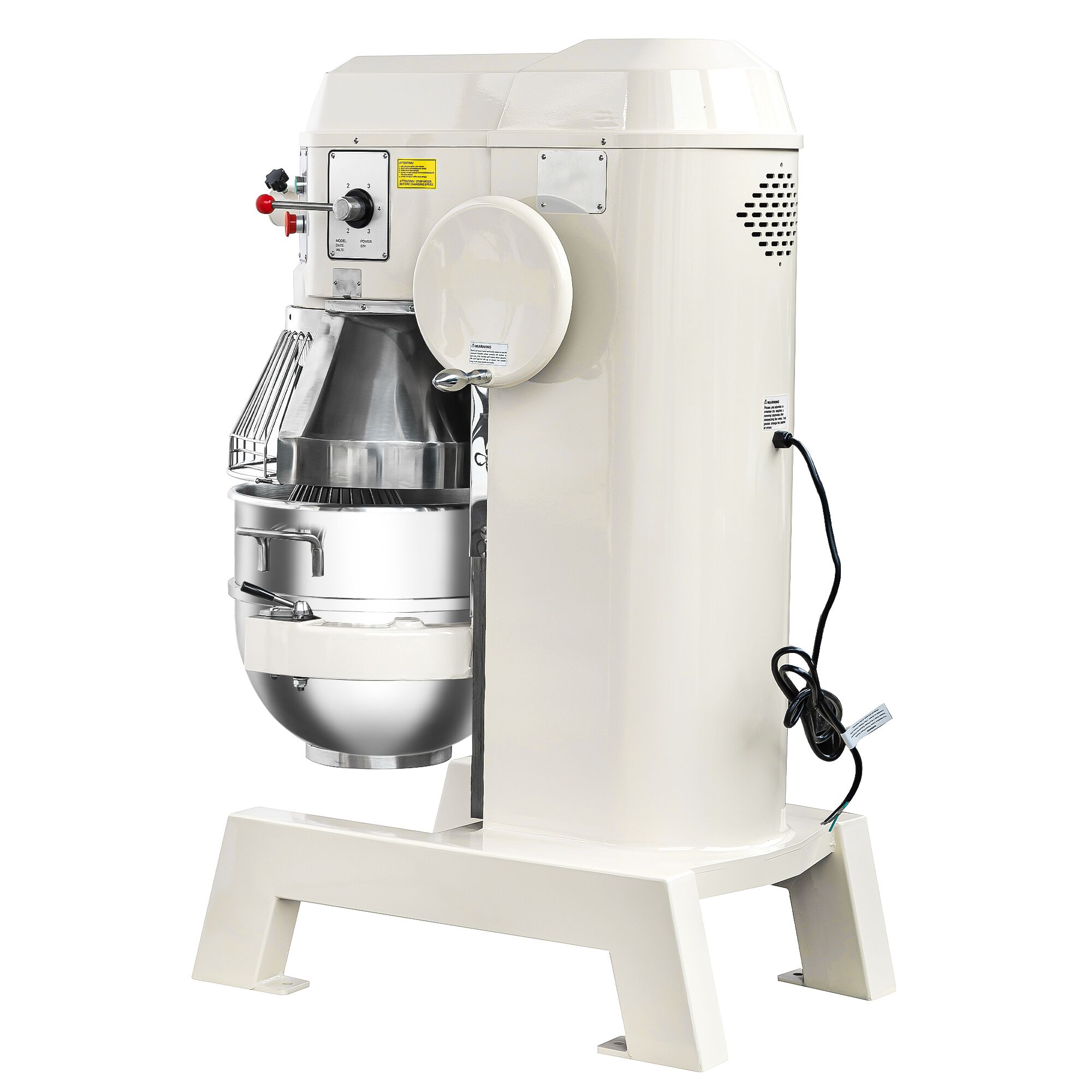 Batteur-mélangeur planétaire professionnel - 60L - 3kW - incl. 3 outils