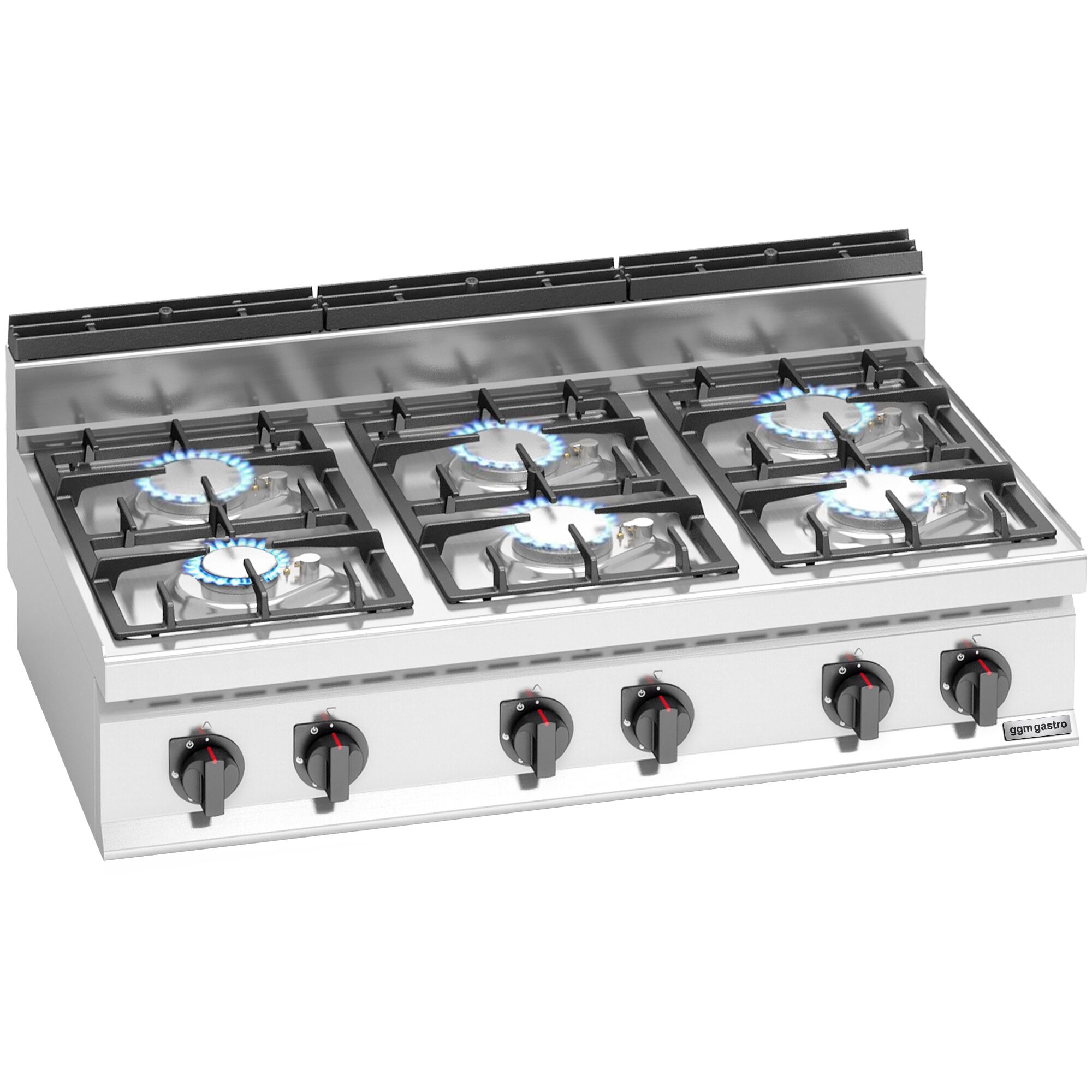 Fourneau à gaz – 33,5 kW – 6 brûleurs