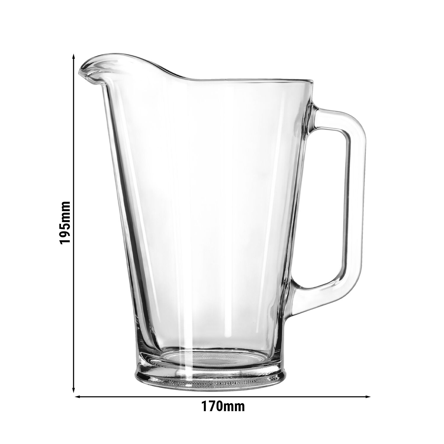 (6 pièces) LIBBEY | Litre Pitcher - 1,05 litre