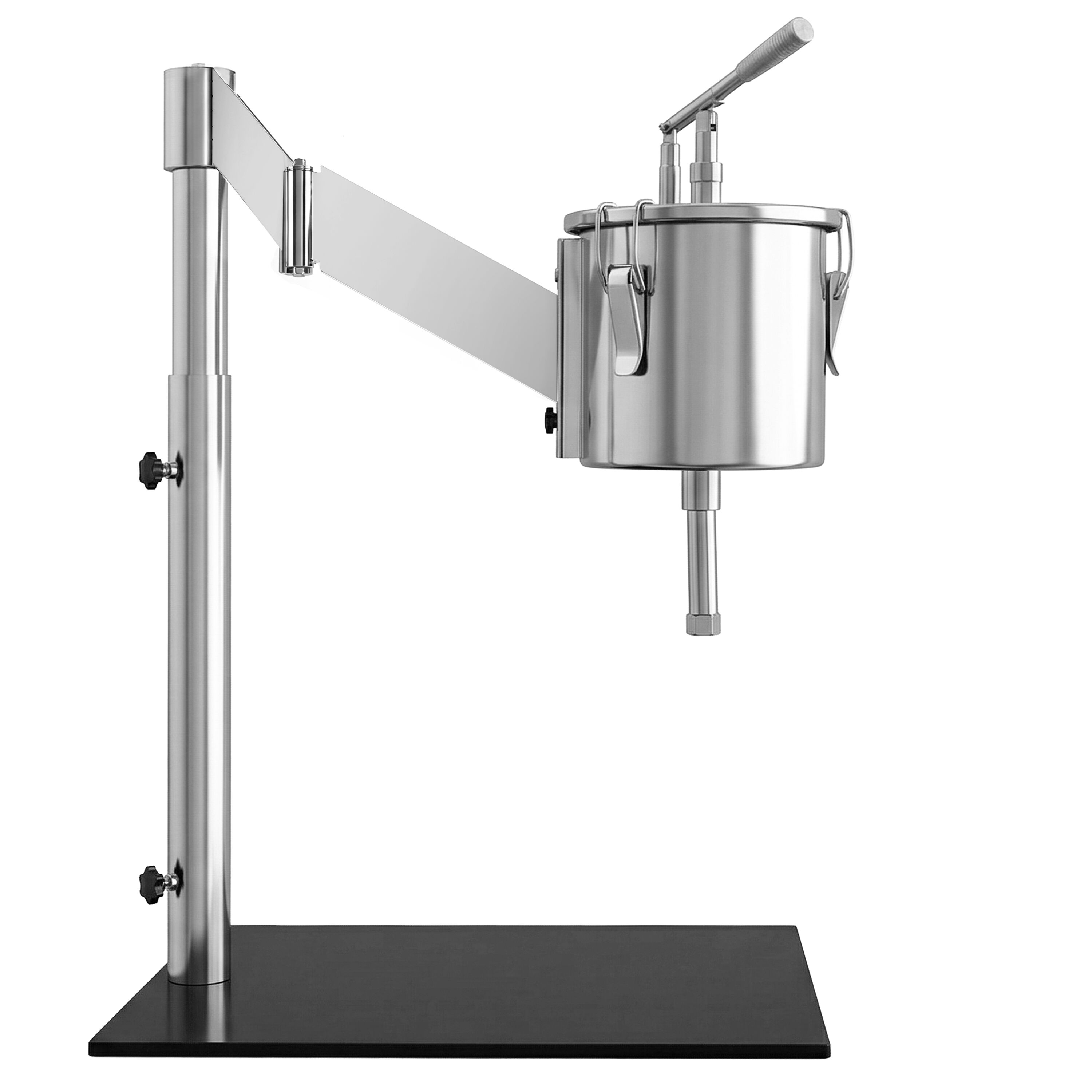 Distributeur de pâte à crêpes/gaufres - Manuel - 4L - Taille réglable - Acier inoxydable