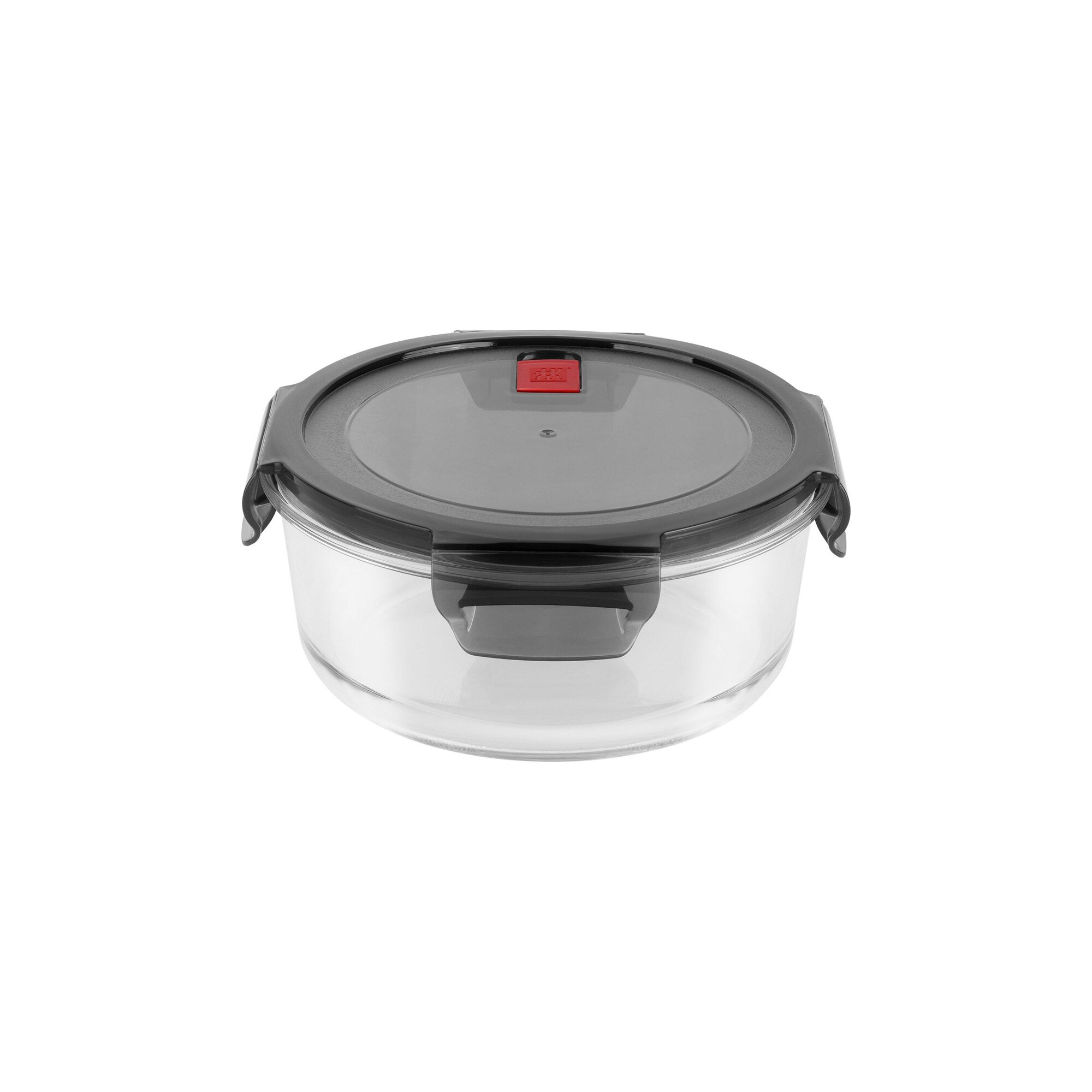 ZWILLING | Gusto Round Borosilicate Glass Food Container – 1.3 L - Airtight, Leakproof - Lid not microwave/oven-safe