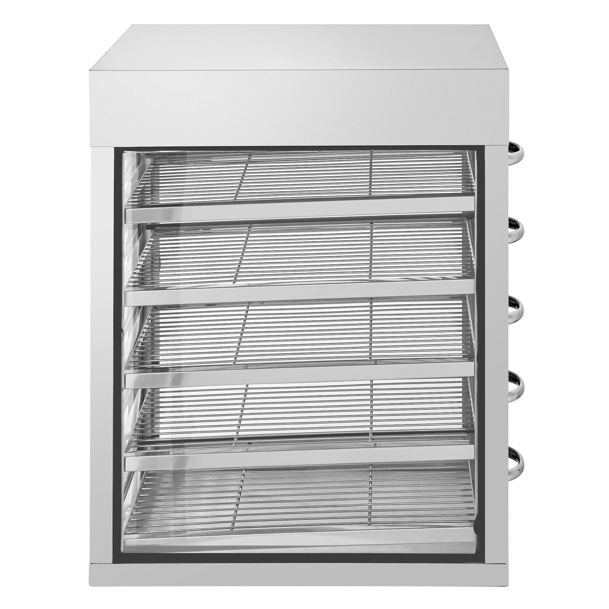 Cuiseur vapeur Dim Sum Professionnel - 2,5kW - Électronique - avec armoire vapeur 5 tiroirs